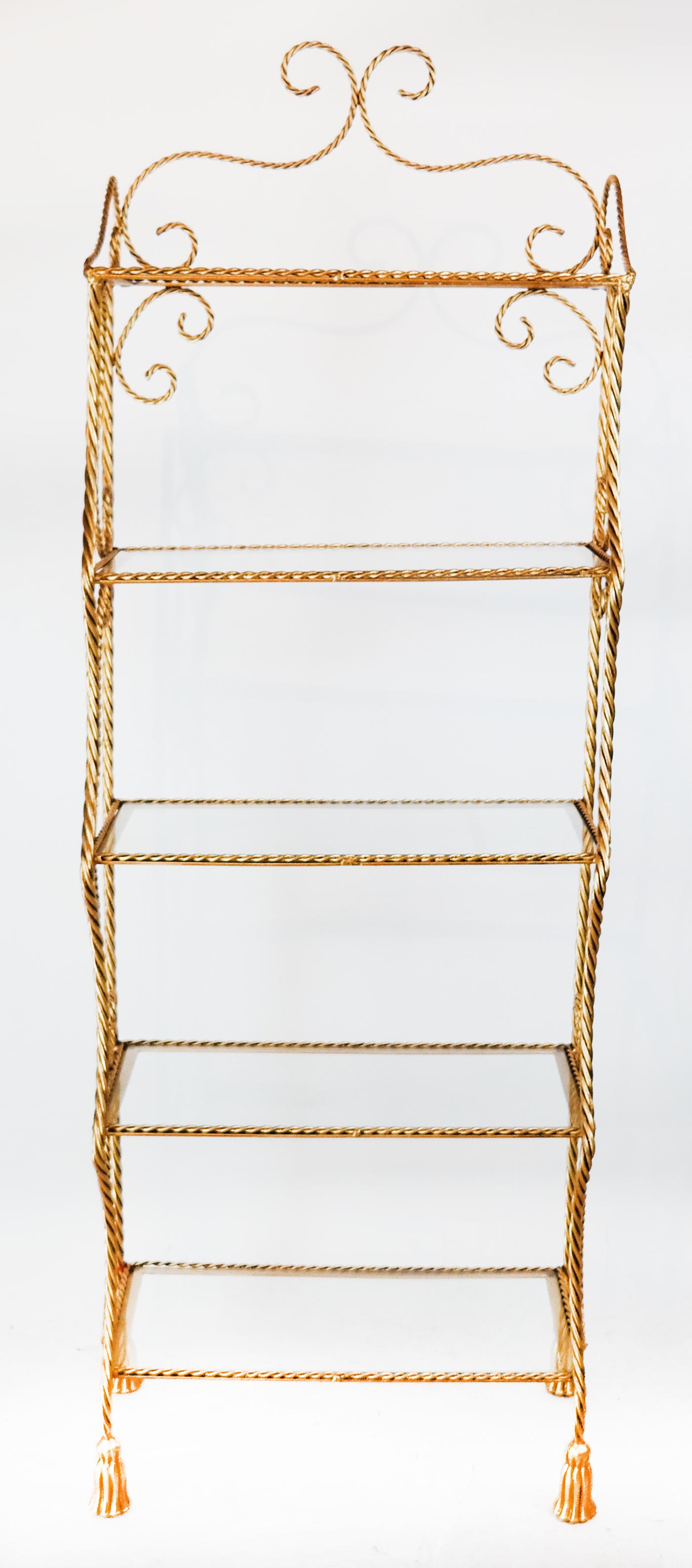 Modern Brass 5-Shelf Etagere (1 of 8)