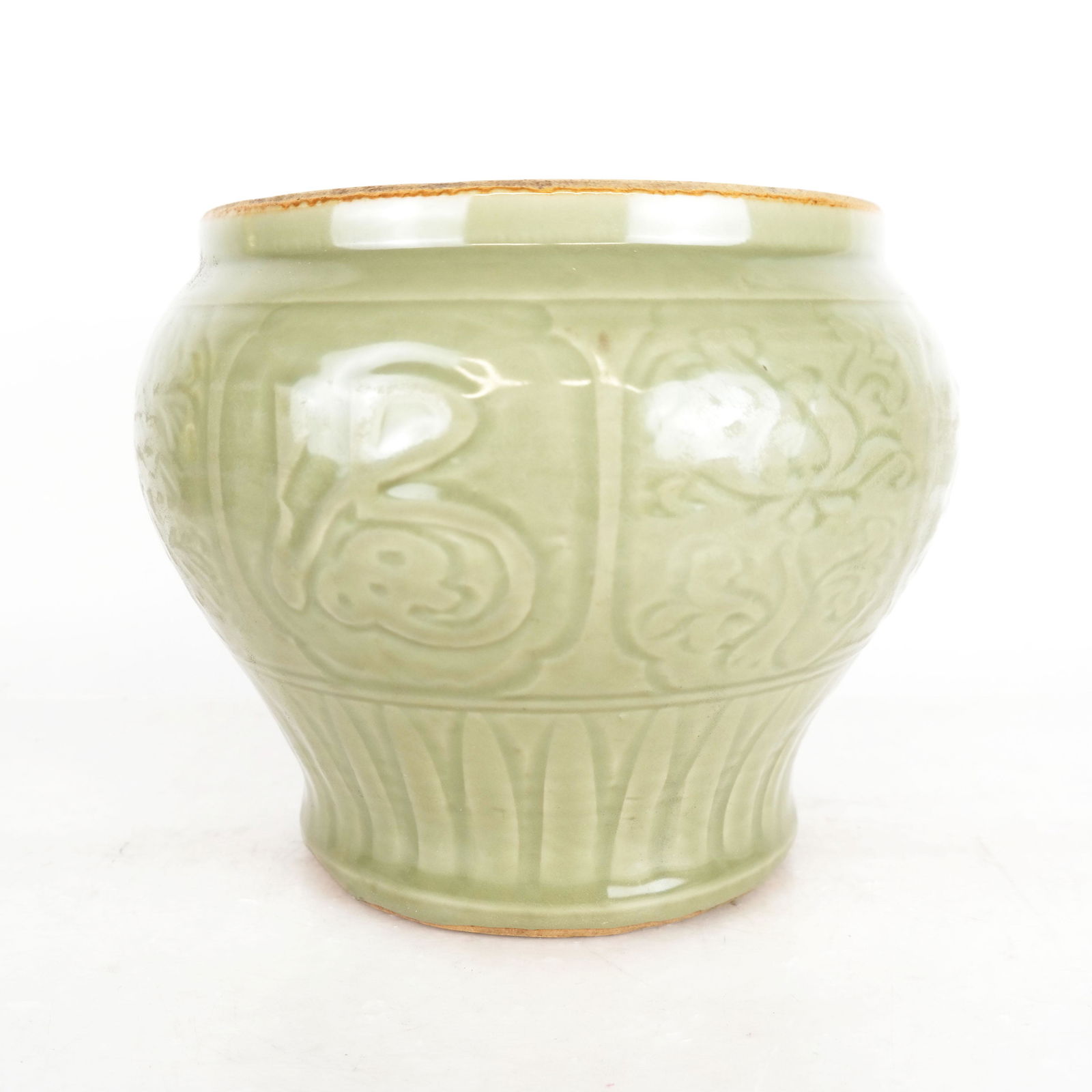 Antique Chinese Celadon Glazed Vase (1 of 10)