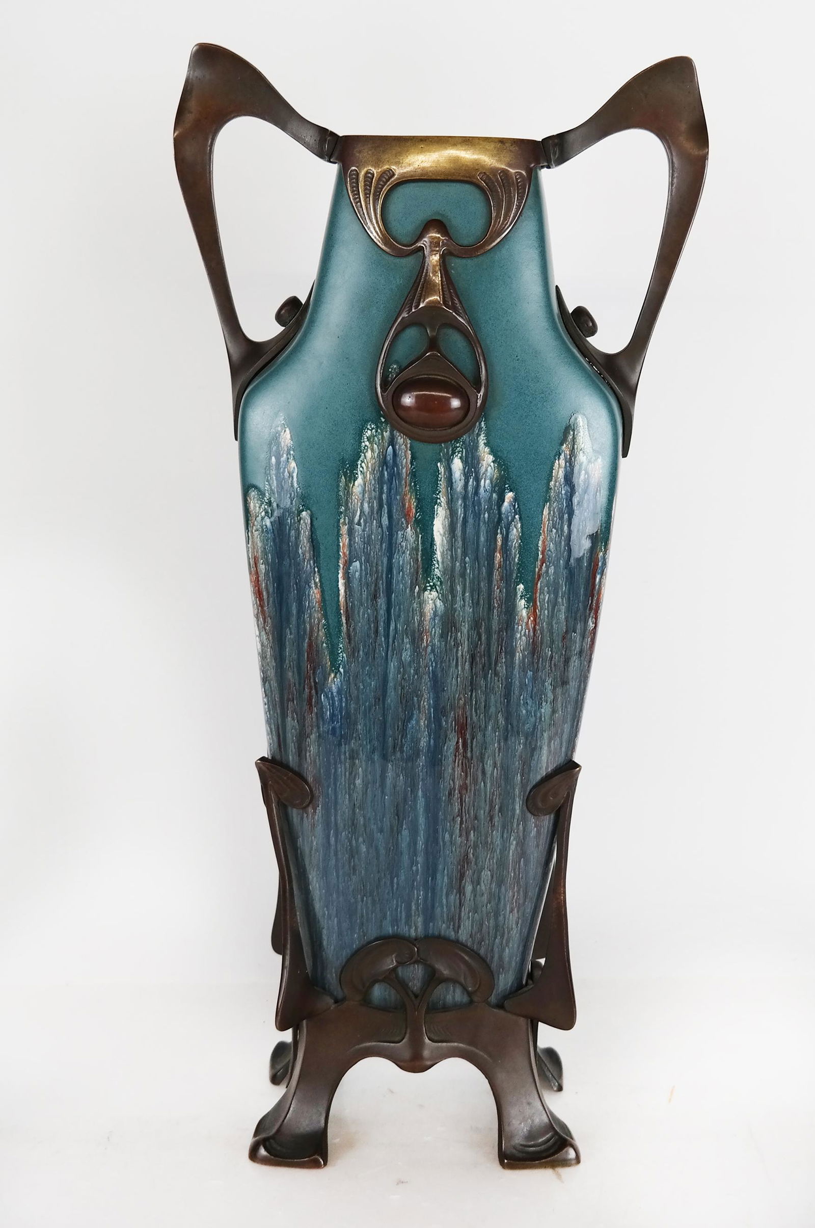 Otto Eckman Manner Art Nouveau Porcelain Vase (1 of 9)