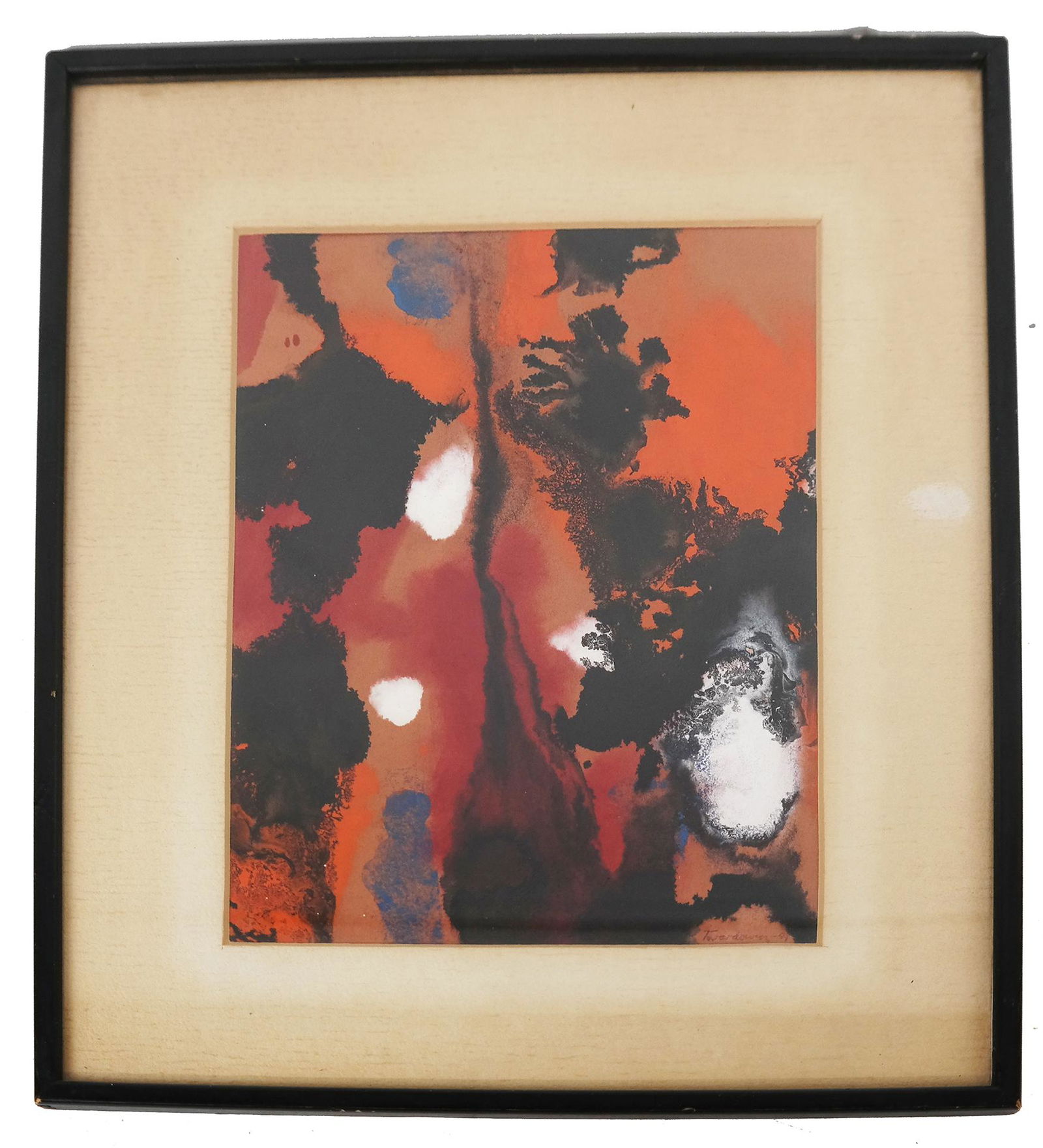 Abstract Watercolor on Paper (1 of 5)