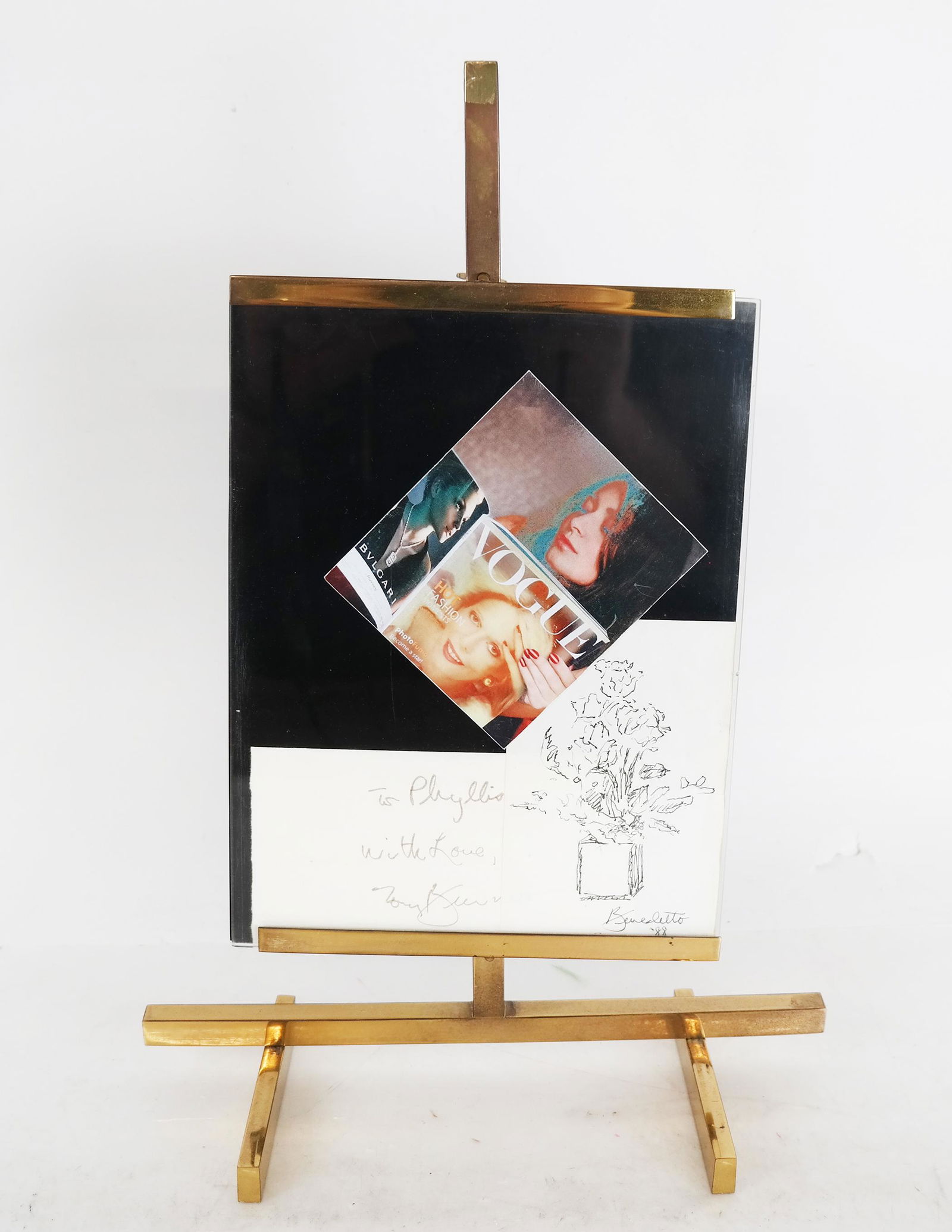 Autographed Note by Tony Bennett (1 of 8)