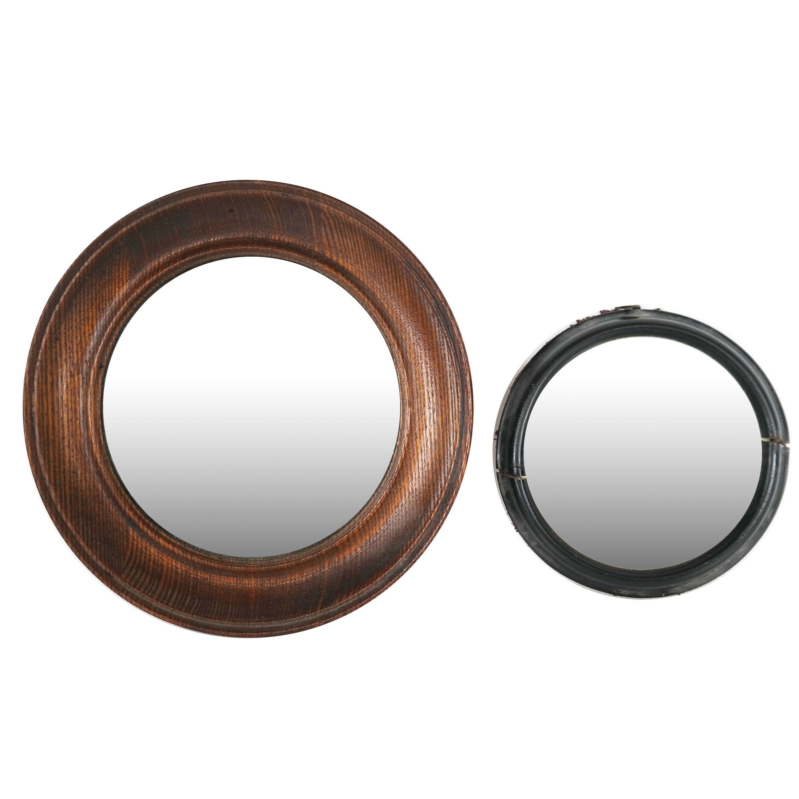 Two Miniature Round Mirrors (1 of 10)