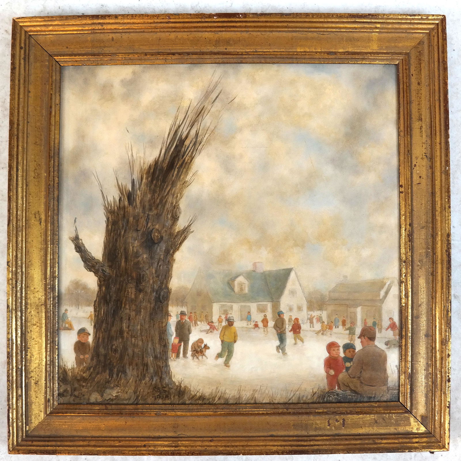 Robert Smullyan SLOAN: Winter Scene - Oil Painting (1 of 8)