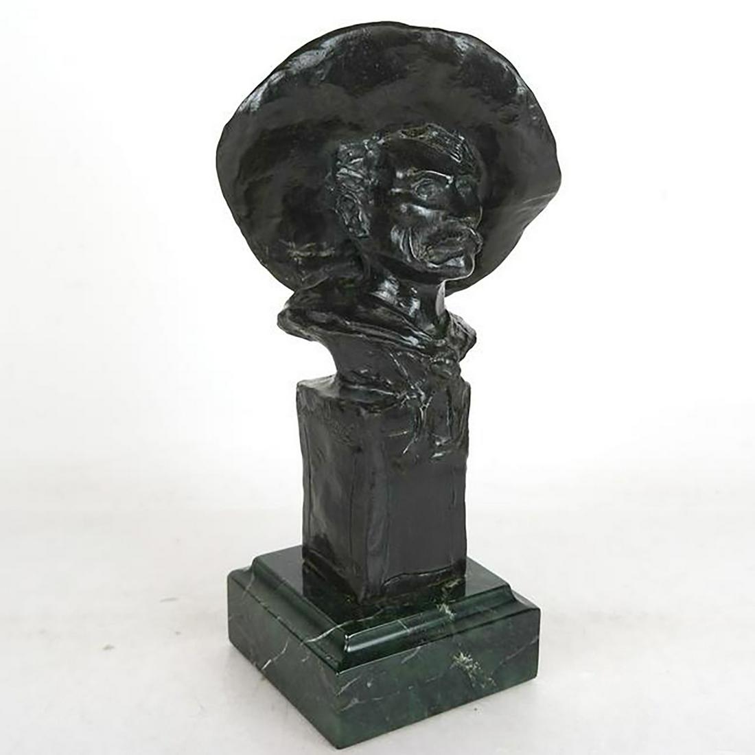 After Frederick REMINGTON: Cowboy Sculpture - Bron (1 of 8)