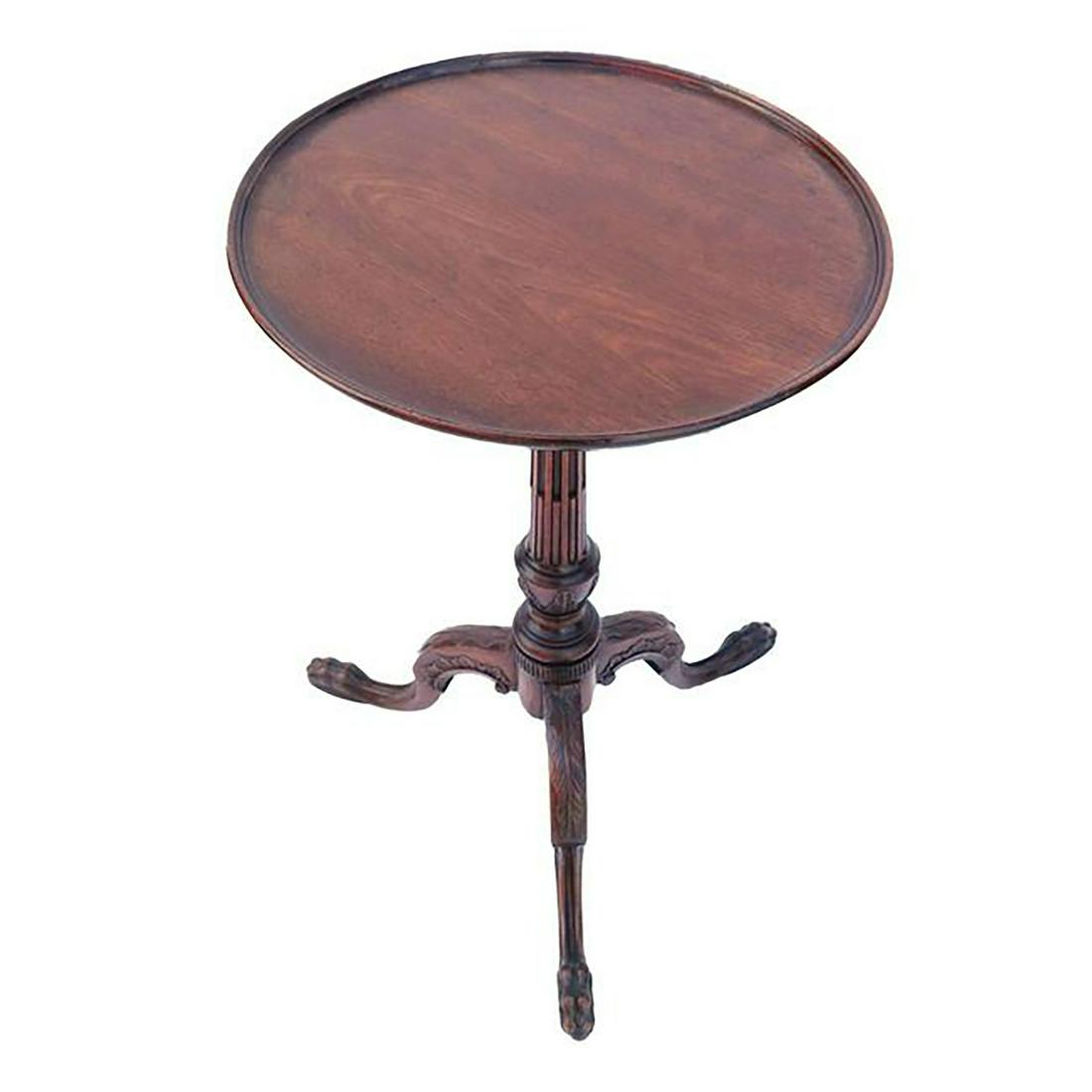 George III-Style Mahogany Tripod Tea Table (1 of 5)