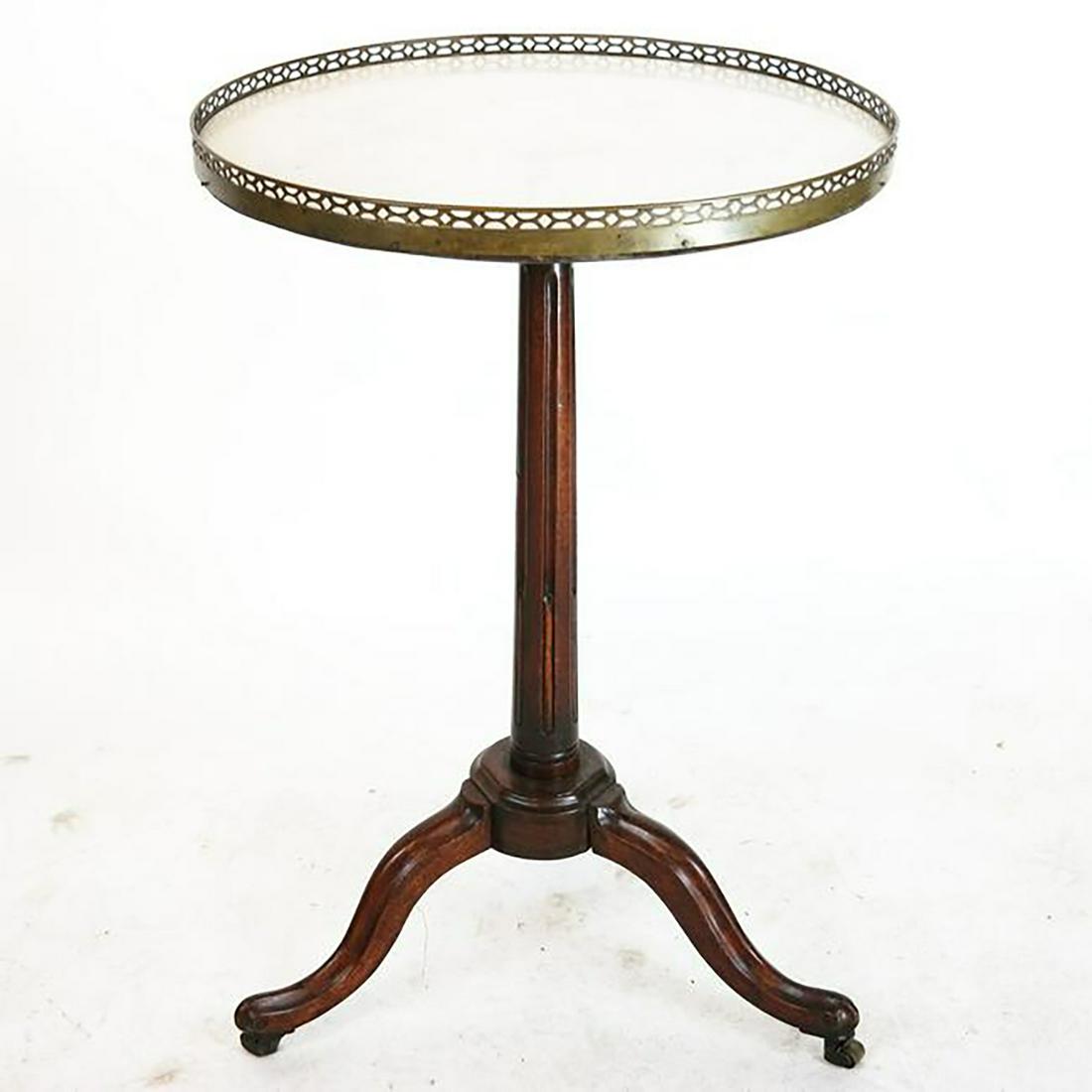 French Marble Top Gueridon (1 of 7)