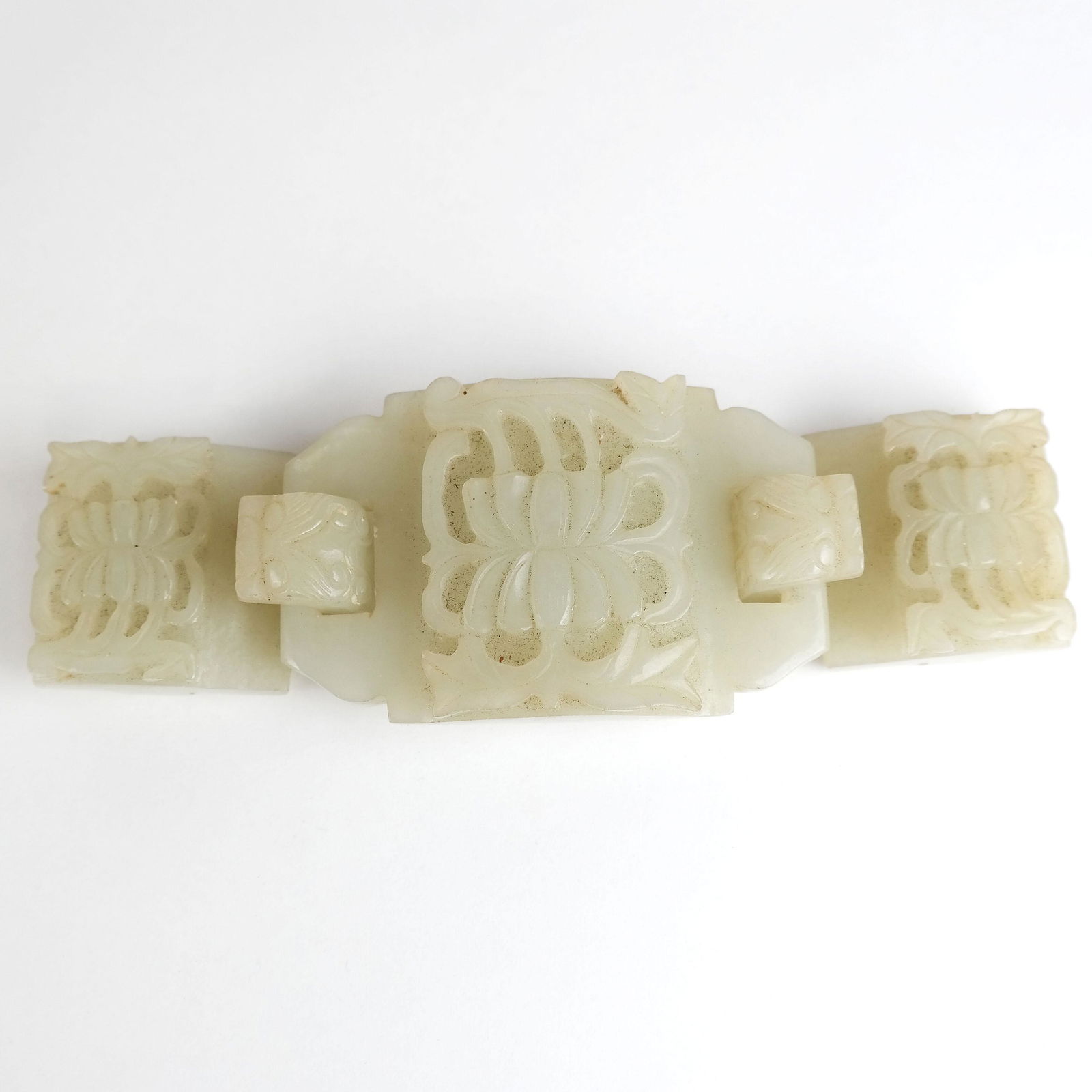 Carved Jade Belt Buckle (1 of 20)