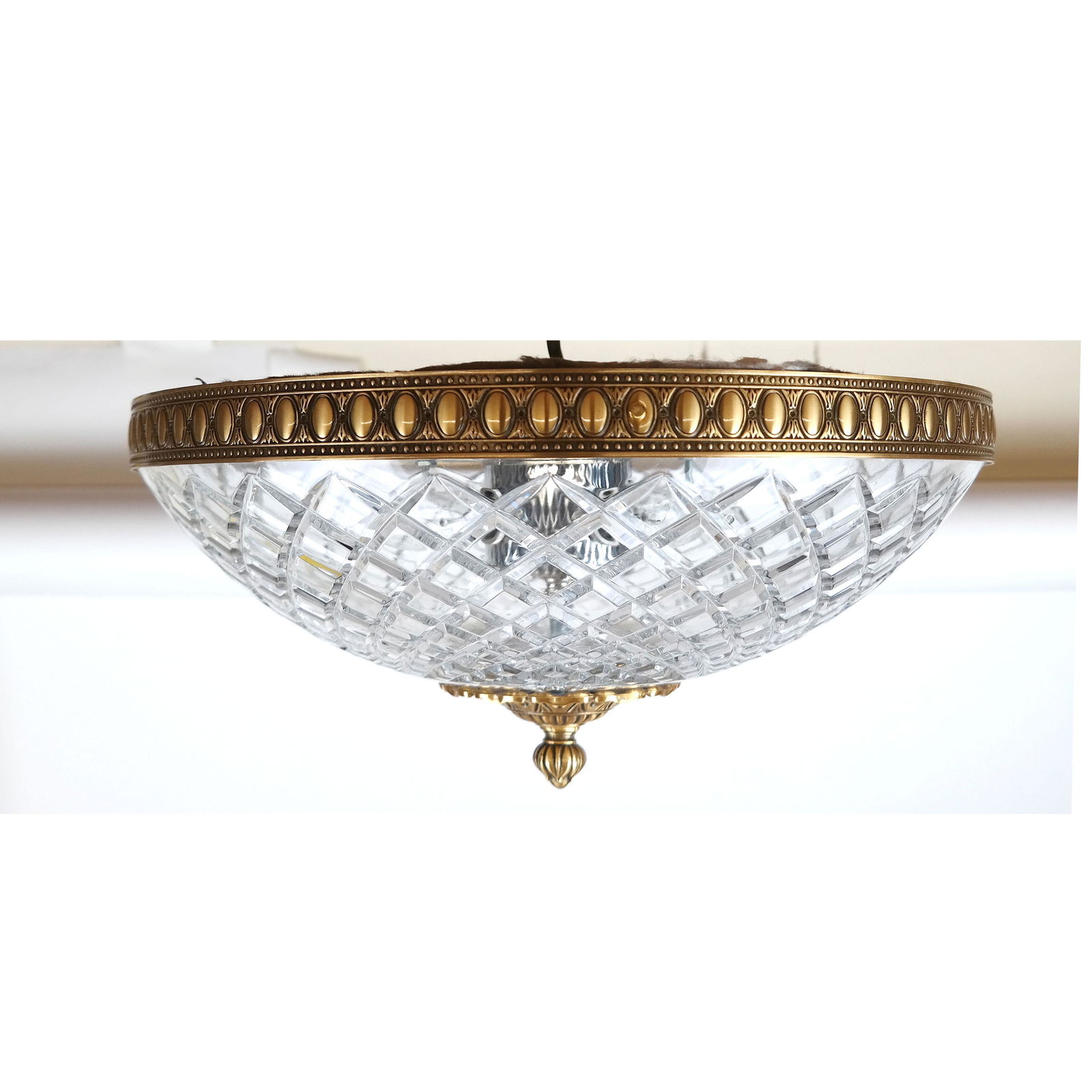 Waterford-Style Crystal Ceiling Fixture (1 of 7)