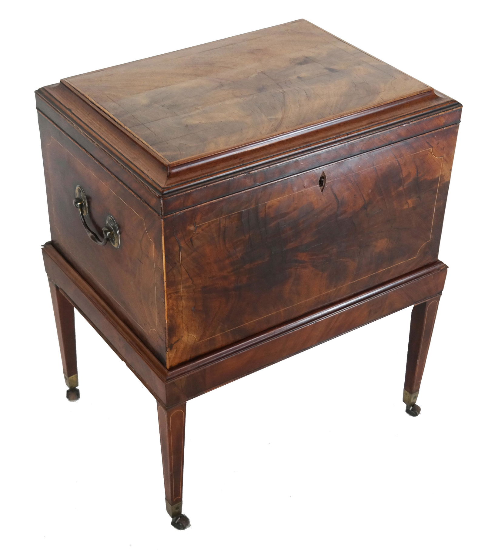 George III Mahogany Cellarette-on-Stand, Ca 1790 (1 of 10)