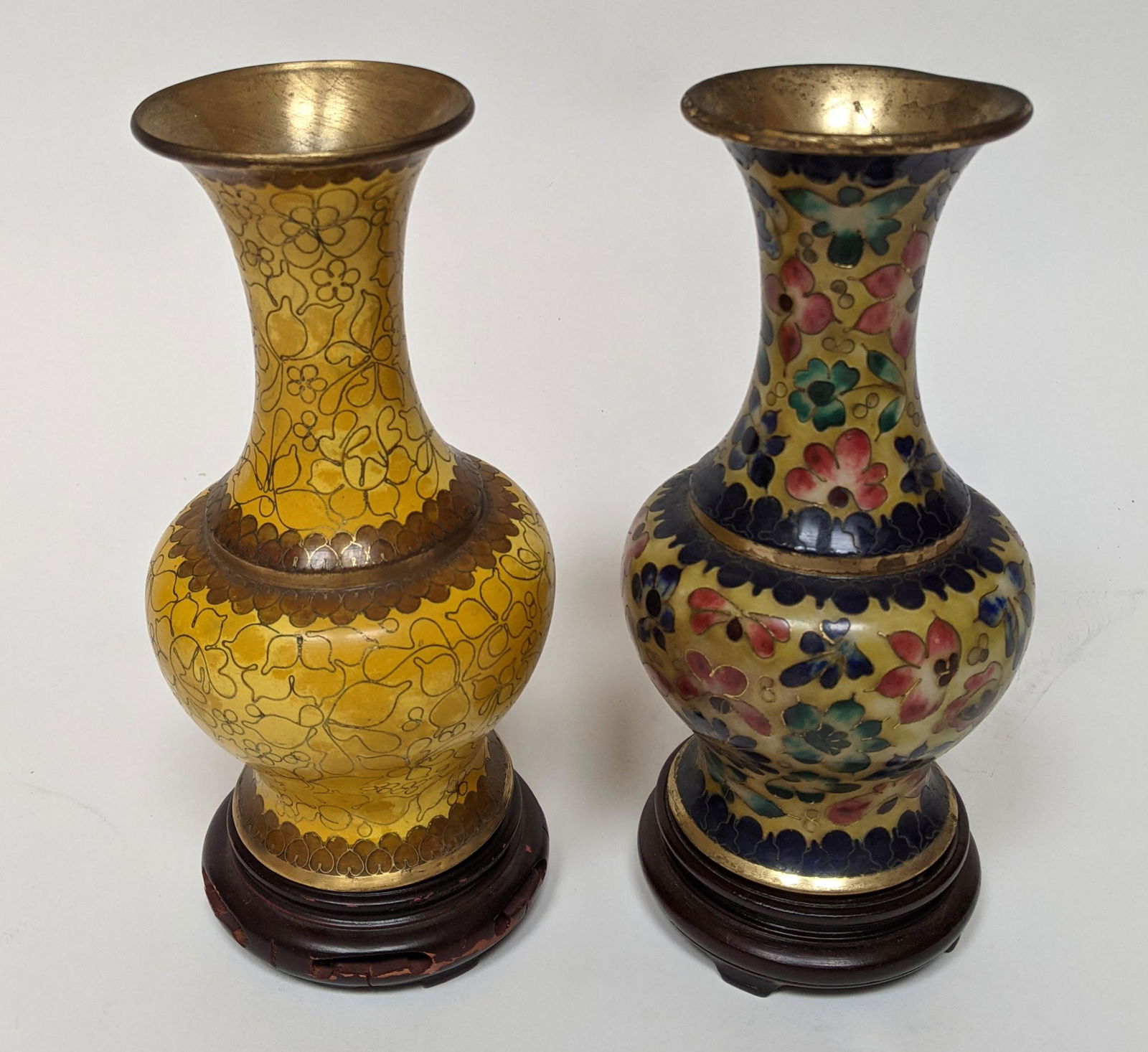 Two Asian Cloisonne Vases (1 of 10)