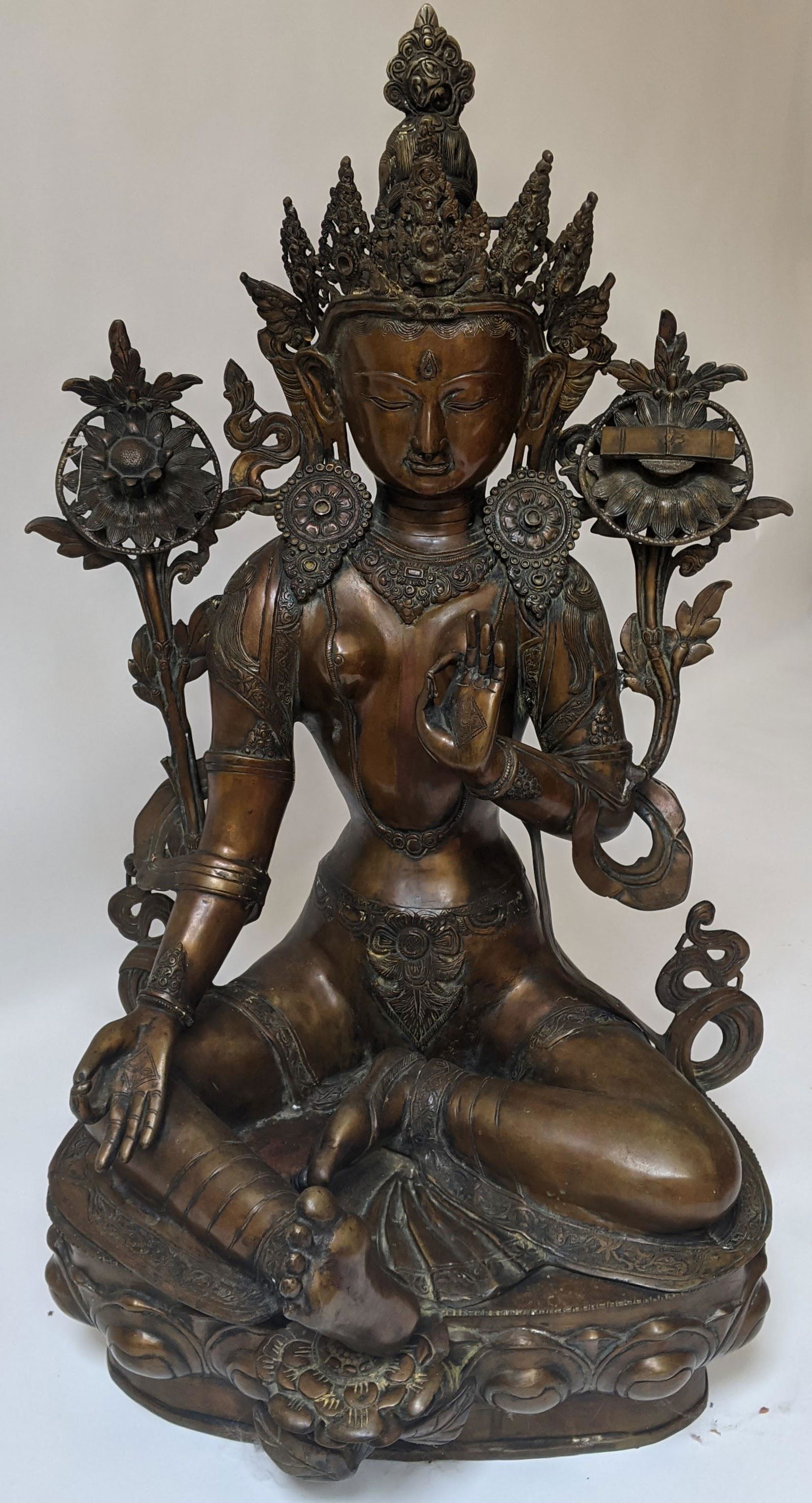 Asian Bronze Tatra Buddha Statue (1 of 12)