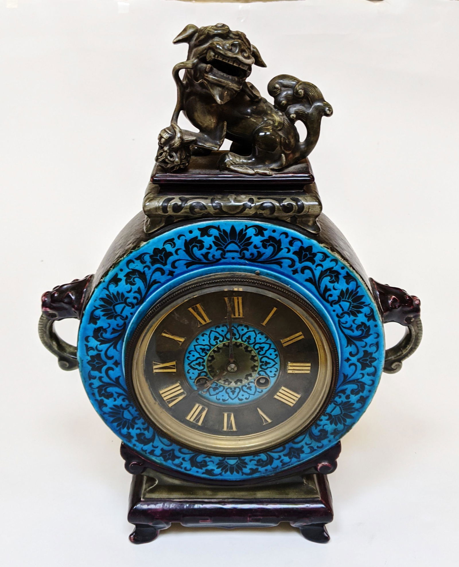 French Moon Flask-Form Mantel Clock (1 of 13)