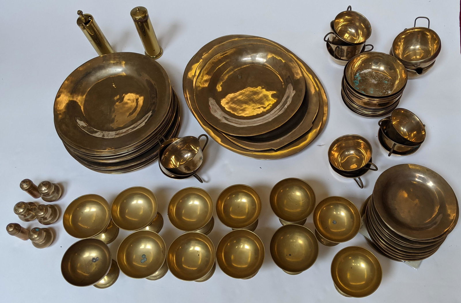 Large Group of Metal Dining Ware (1 of 13)