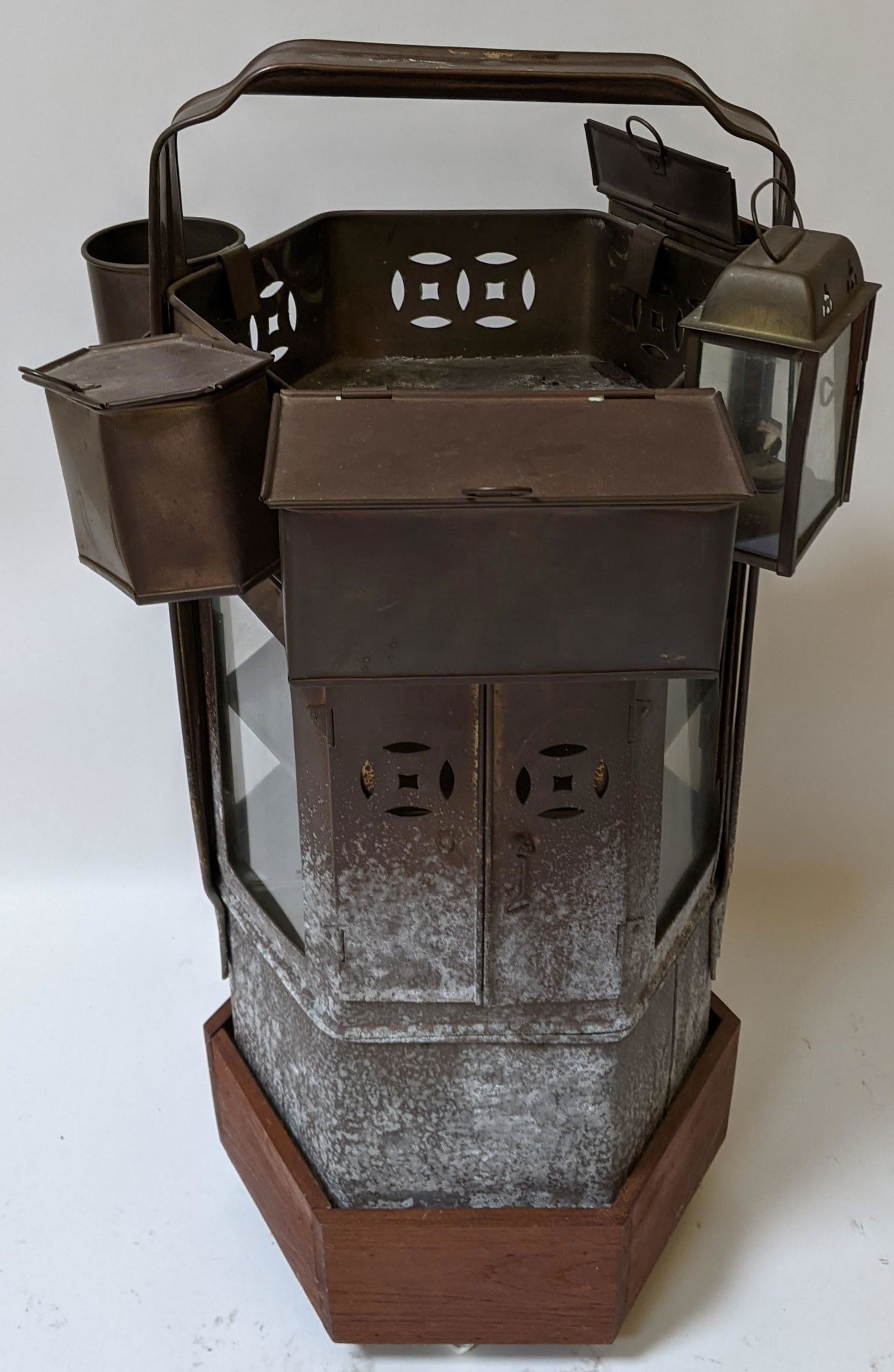 Southeast Asian Brass Serving Cabinet / Cart (1 of 12)