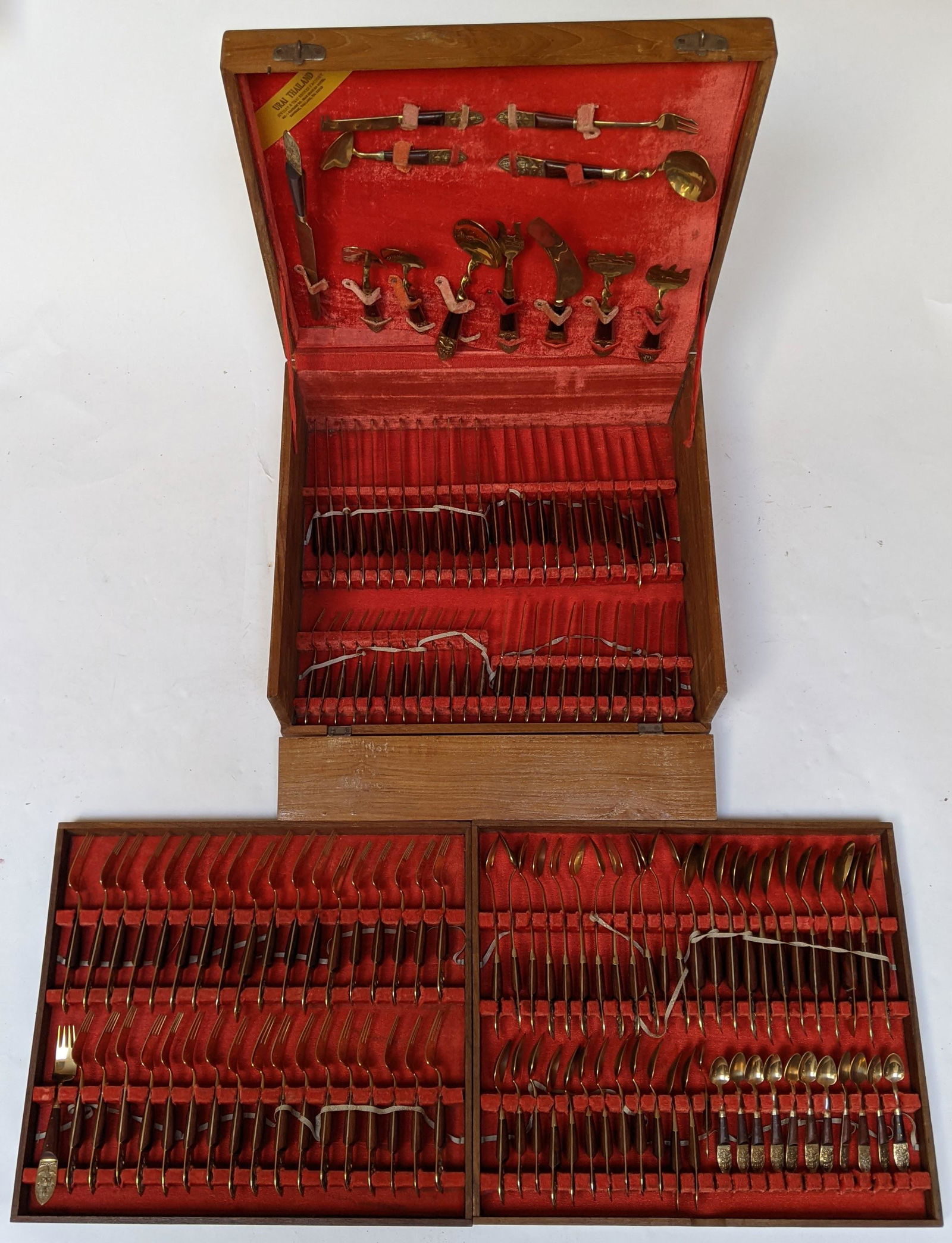 Thailand Bronze Flatware Set (1 of 10)