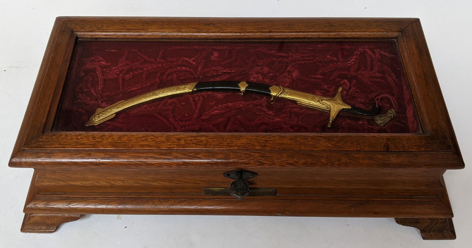 Middle Eastern Boxed Brass Sword (1 of 11)