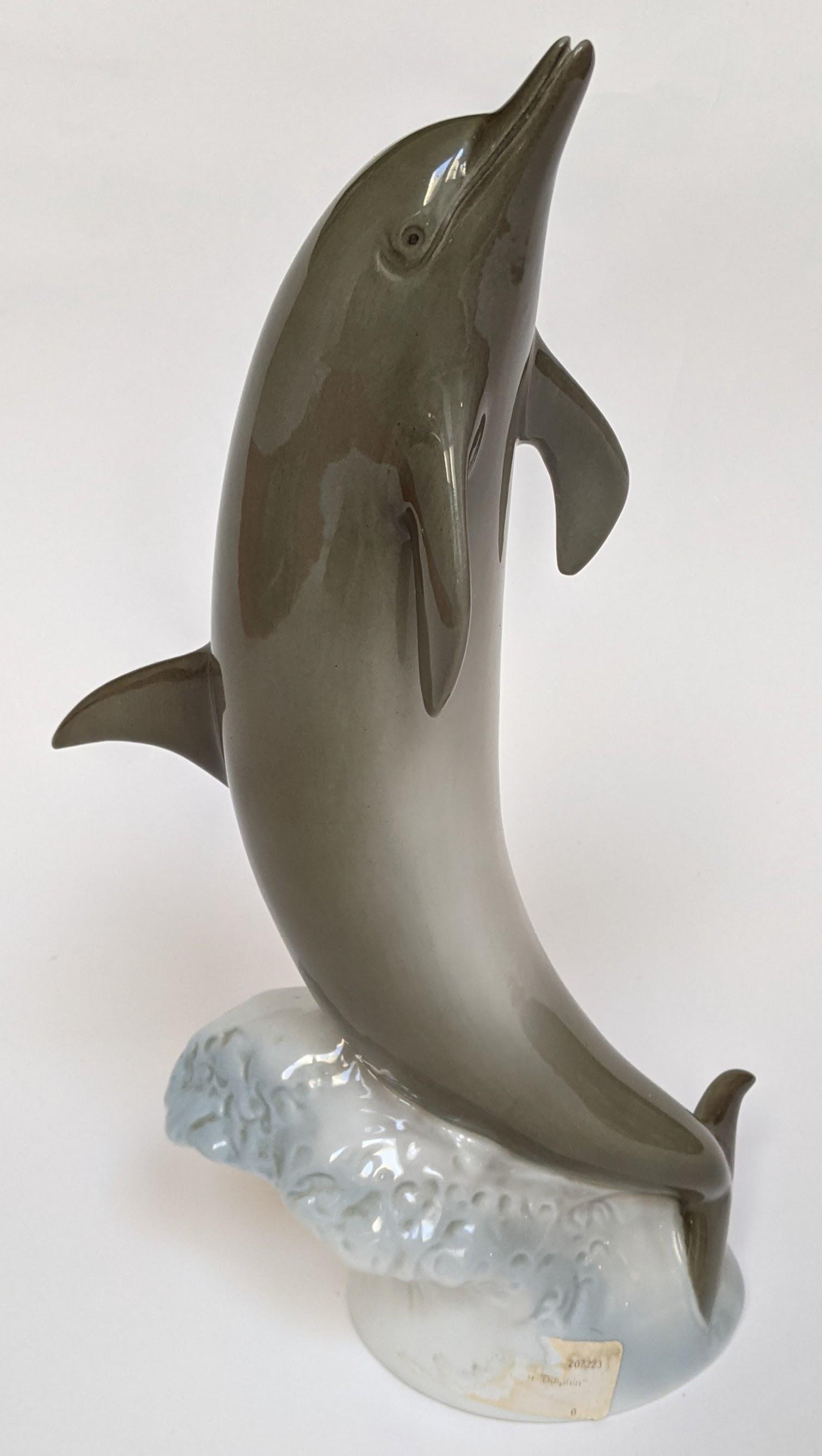 Royal Dux Porcelain Dolphin (1 of 10)
