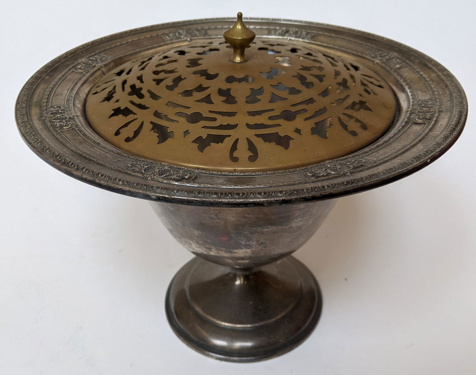 American Sterling Silver Bowl With Cover (1 of 8)