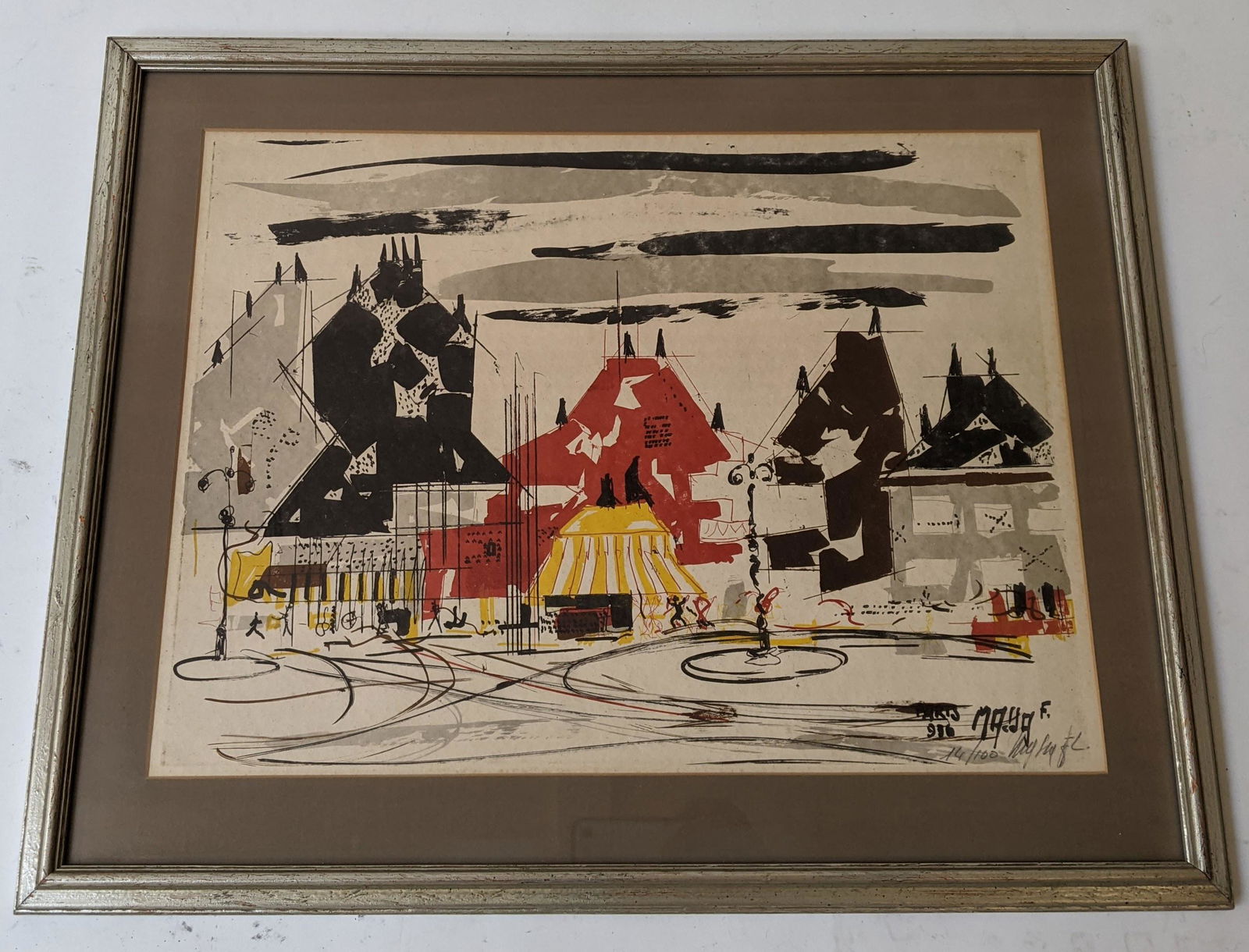 "Paris 1936" (?) - Lithograph (1 of 9)