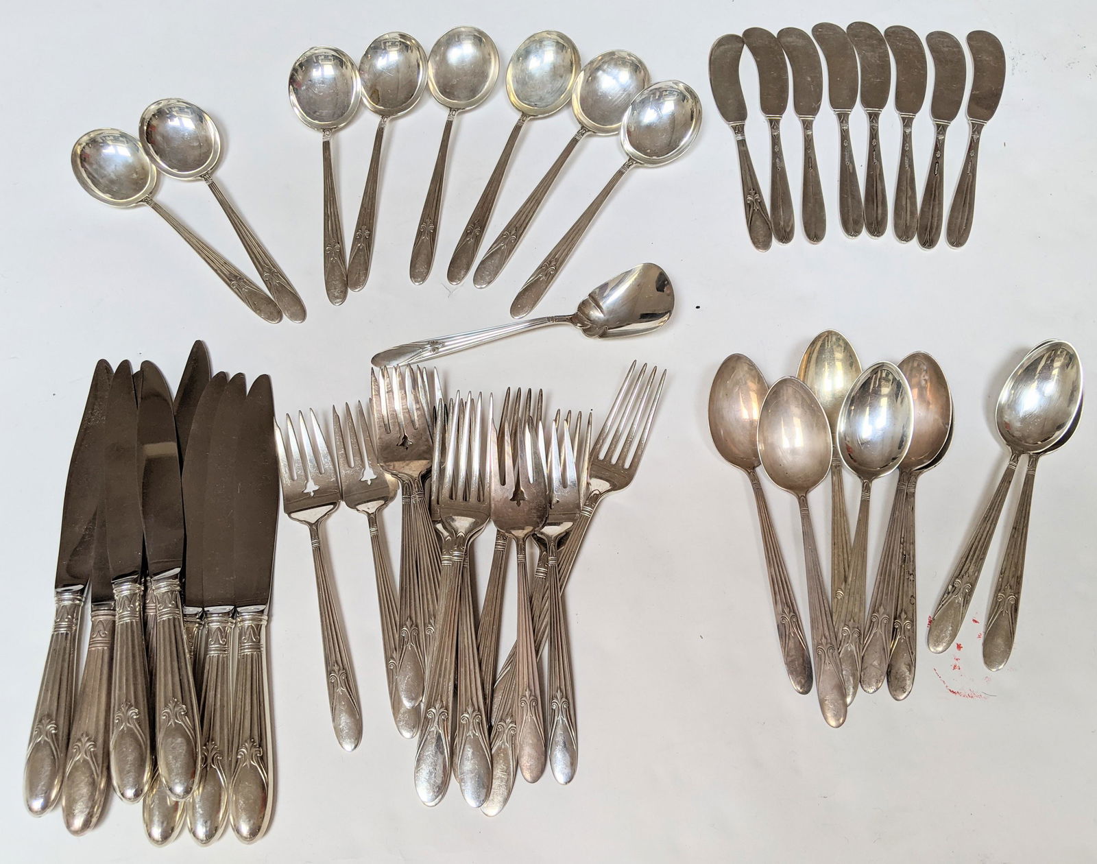 46-Pc. Sterling Silver Flatware Set (1 of 12)