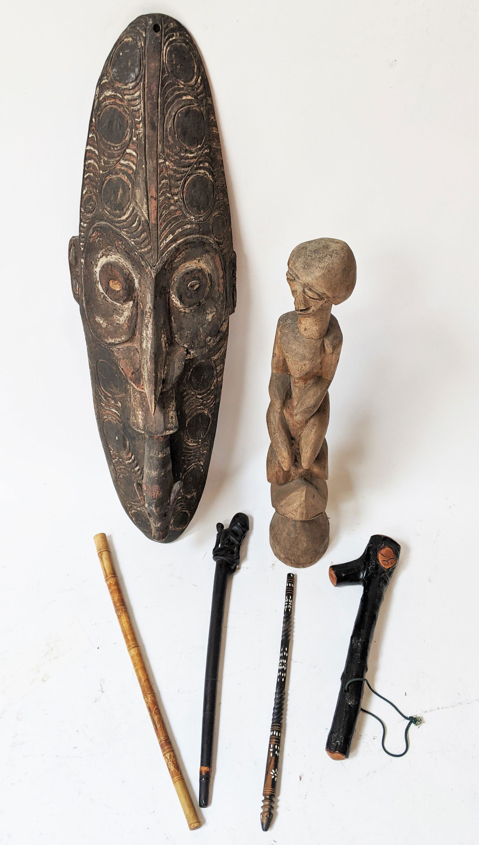 Six African Wood Carvings (1 of 20)