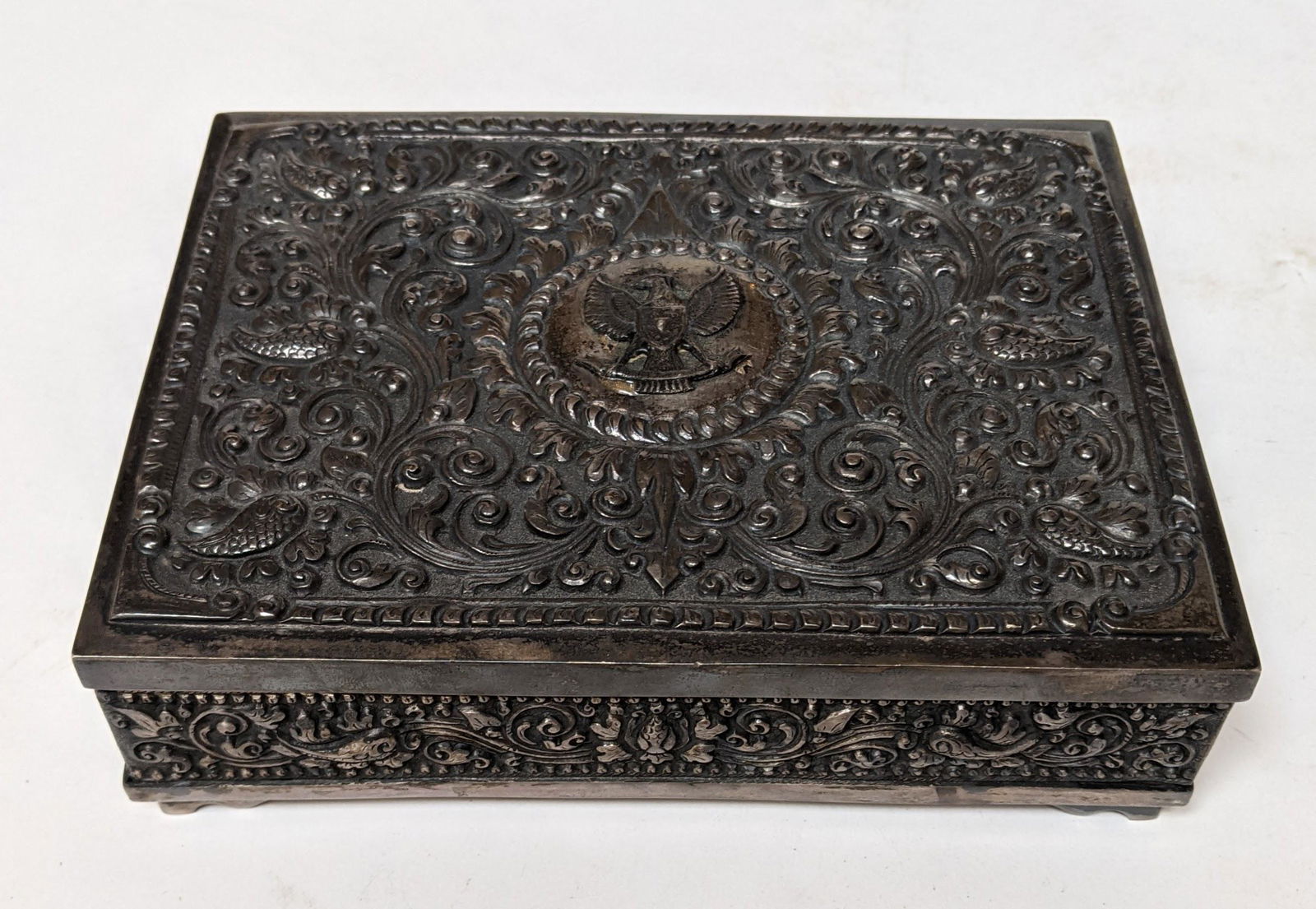 .800 Silver Covered Box (1 of 10)