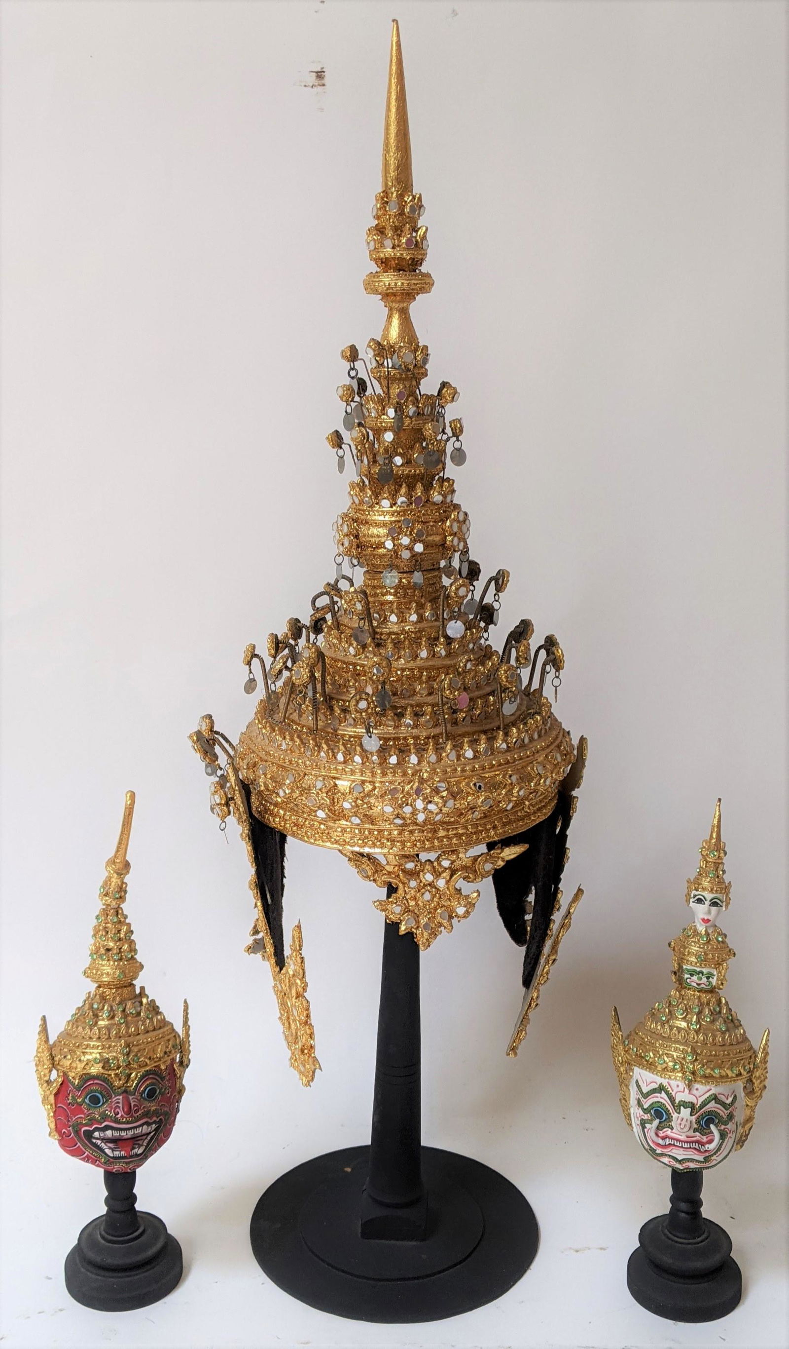 Southeast Asian Headdress w/ Two Figures (1 of 20)