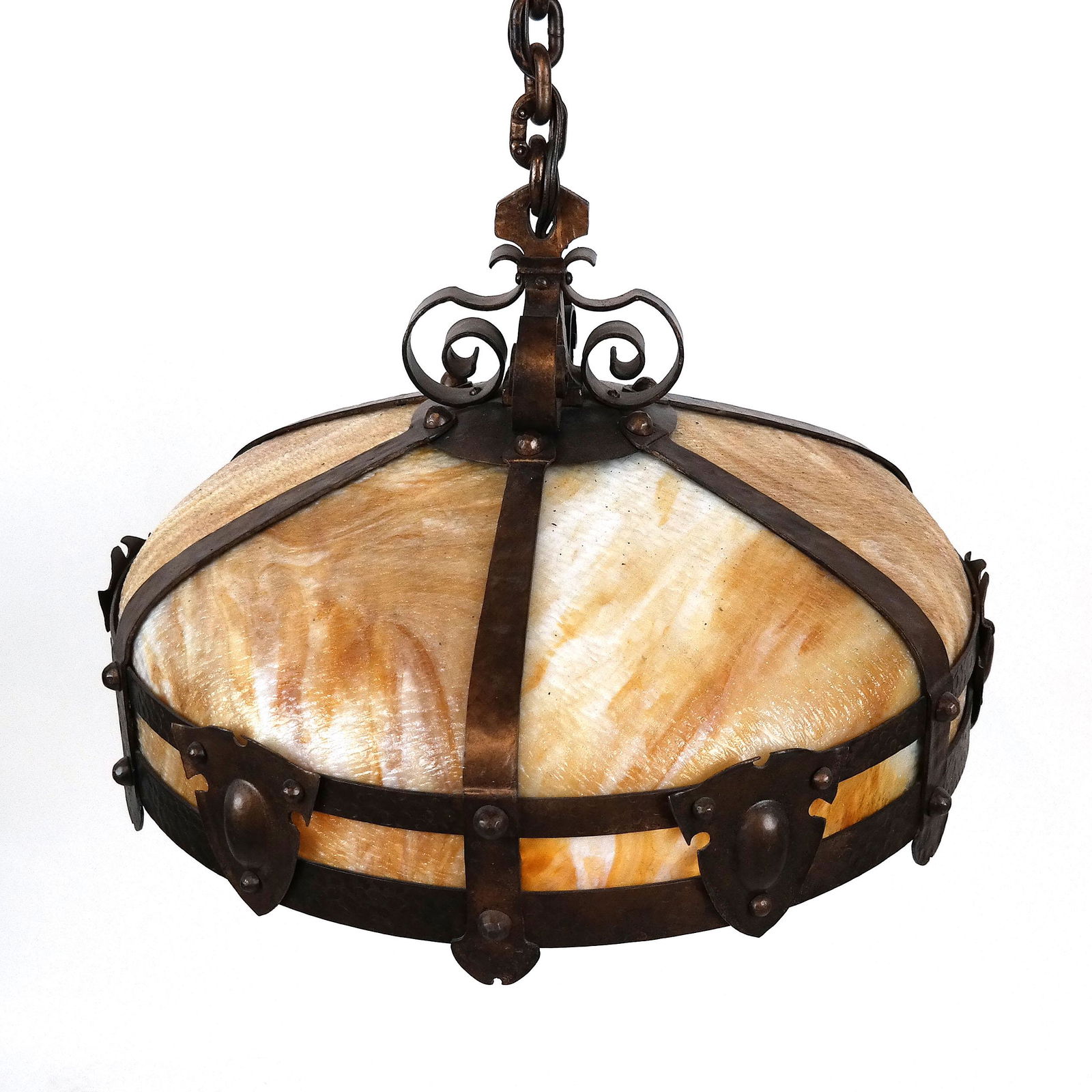 Arts & Crafts Ceiling Light Fixture (1 of 9)