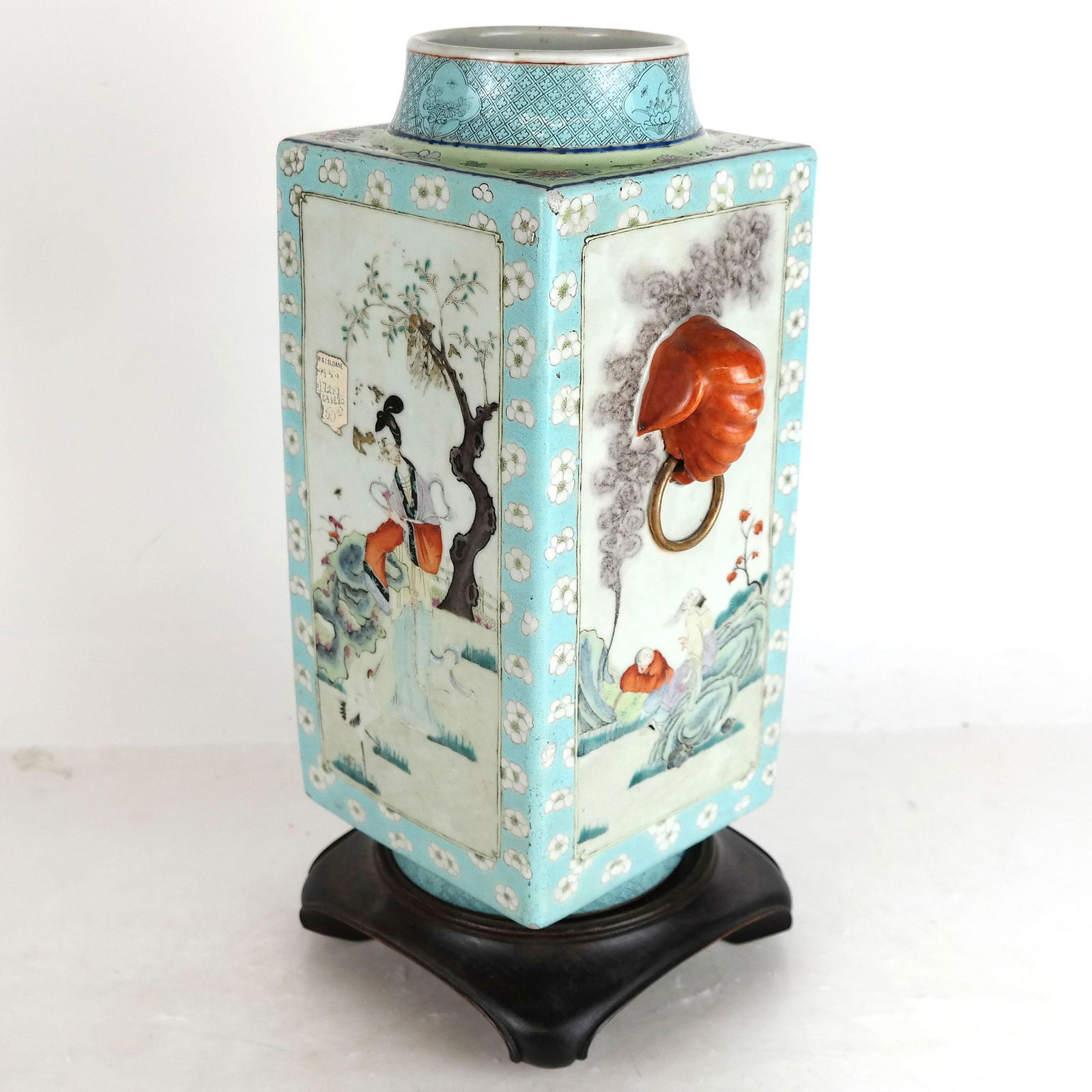 Chinese Square Vase on Stand (1 of 14)