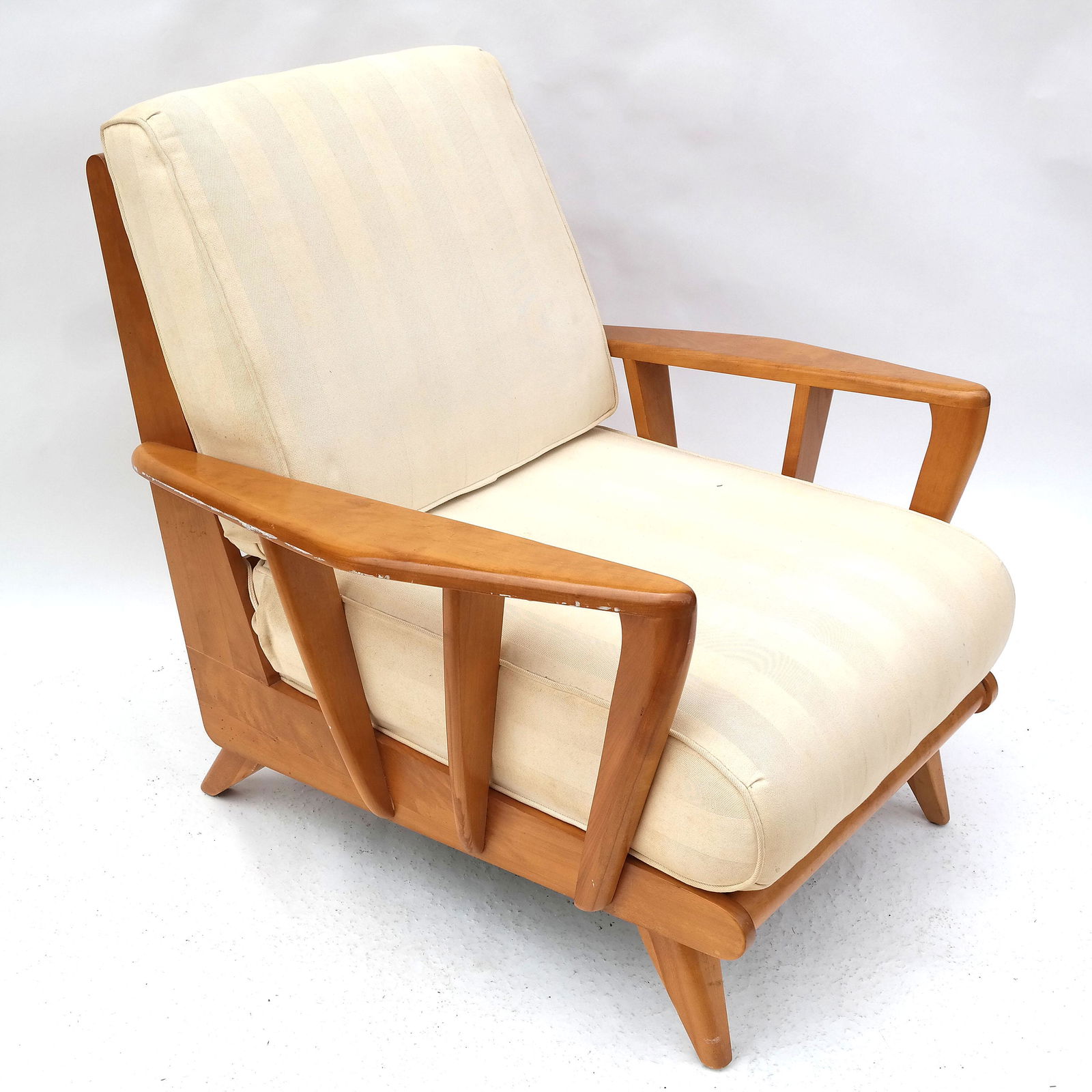Heywood Wakefield Mid-Century Maple Lounge Chair (1 of 6)