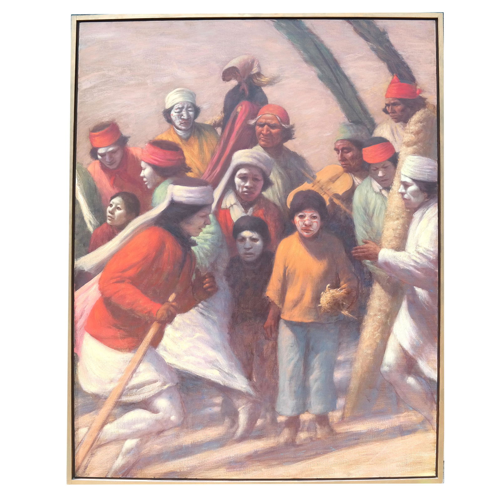 Elias RIVERA: Tarahumara Easter Dance - Painting (1 of 11)