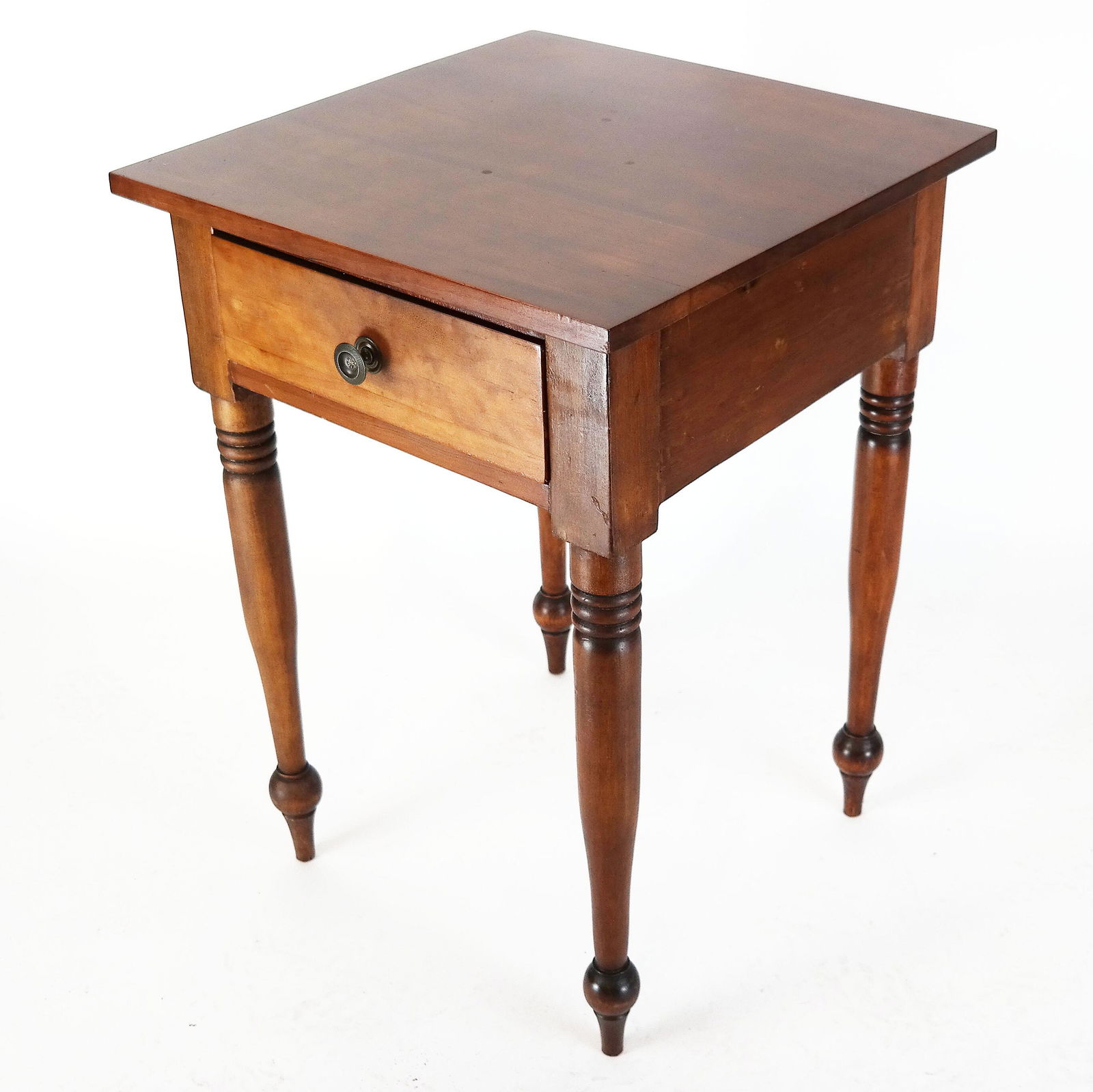 Late Federal Fruitwood Work Table (1 of 7)