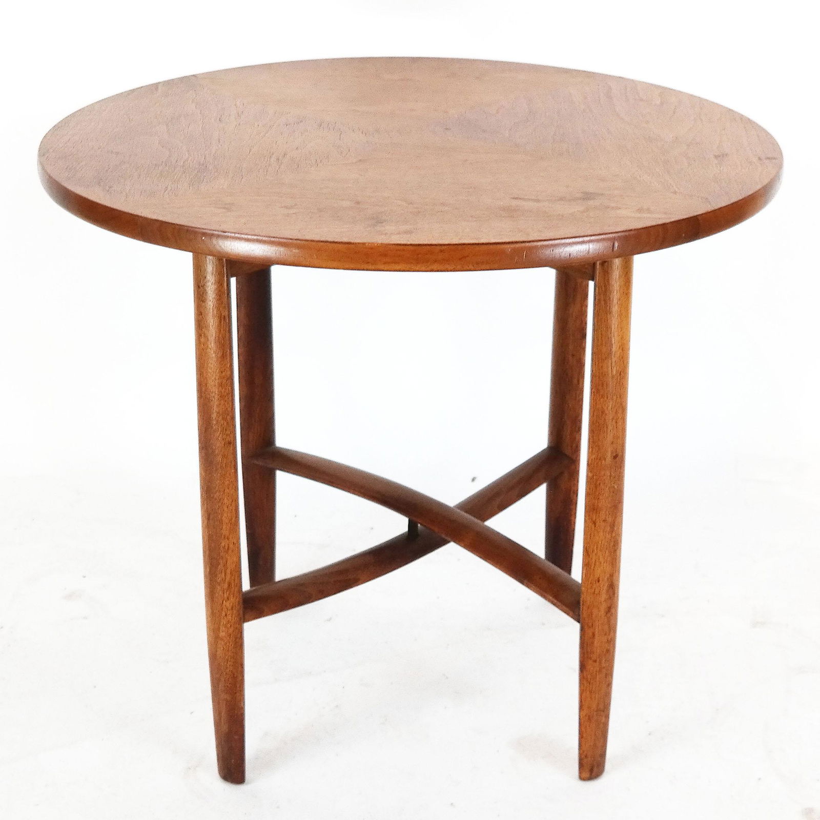 Oak Veneer Low Round Table (1 of 6)