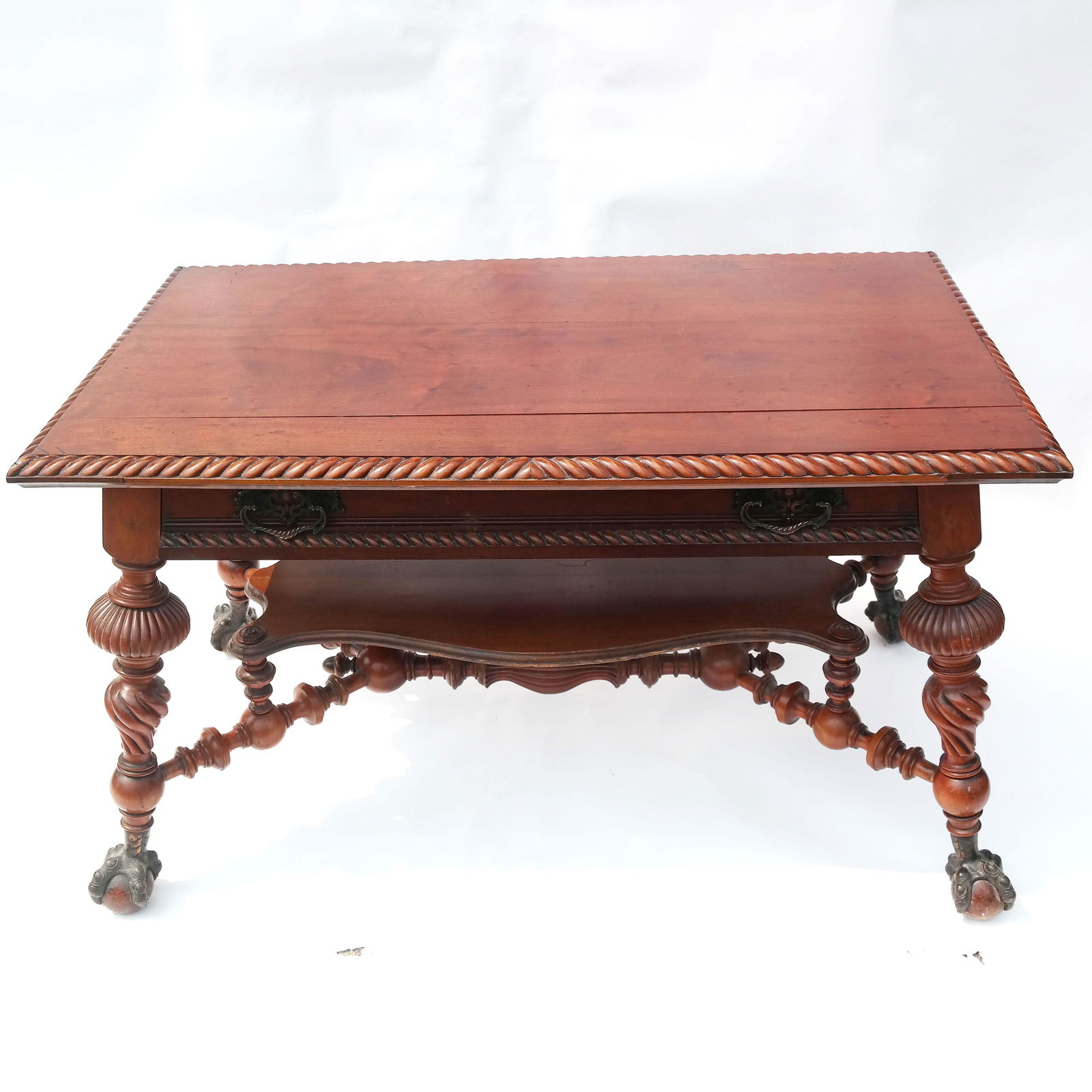 Victorian Mahogany Ball & Claw Foot Table (1 of 10)