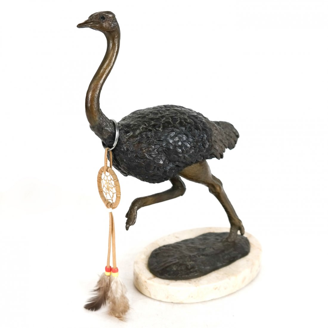 David H. TURNER: Ostrich - Bronze Sculpture (1 of 7)