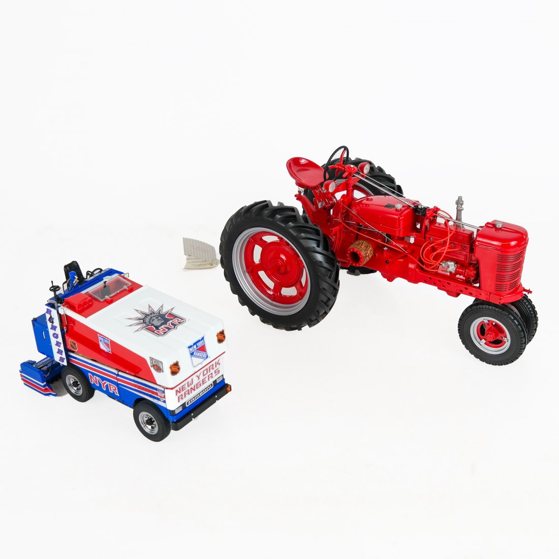 NY Rangers Zamboni & Red Tractor Models (1 of 16)