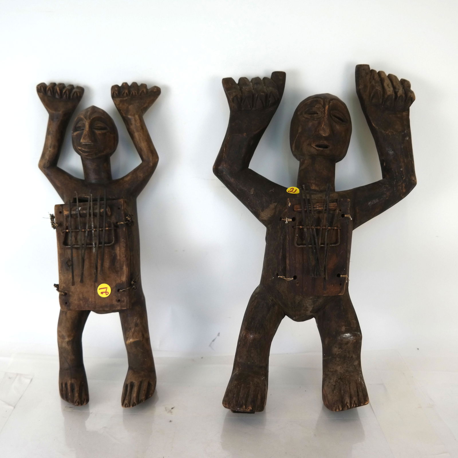 Two African Carved Standing Figures (1 of 10)