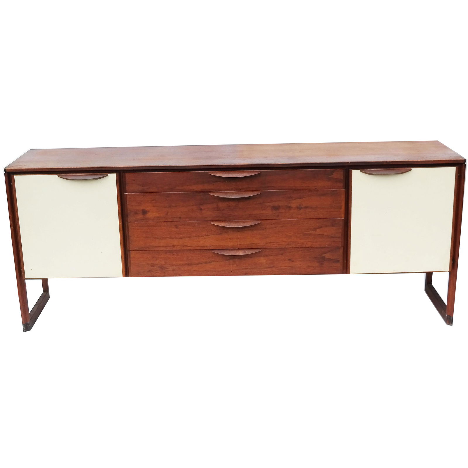 Jens Risom Mid-Century Modern Walnut Credenza (1 of 8)
