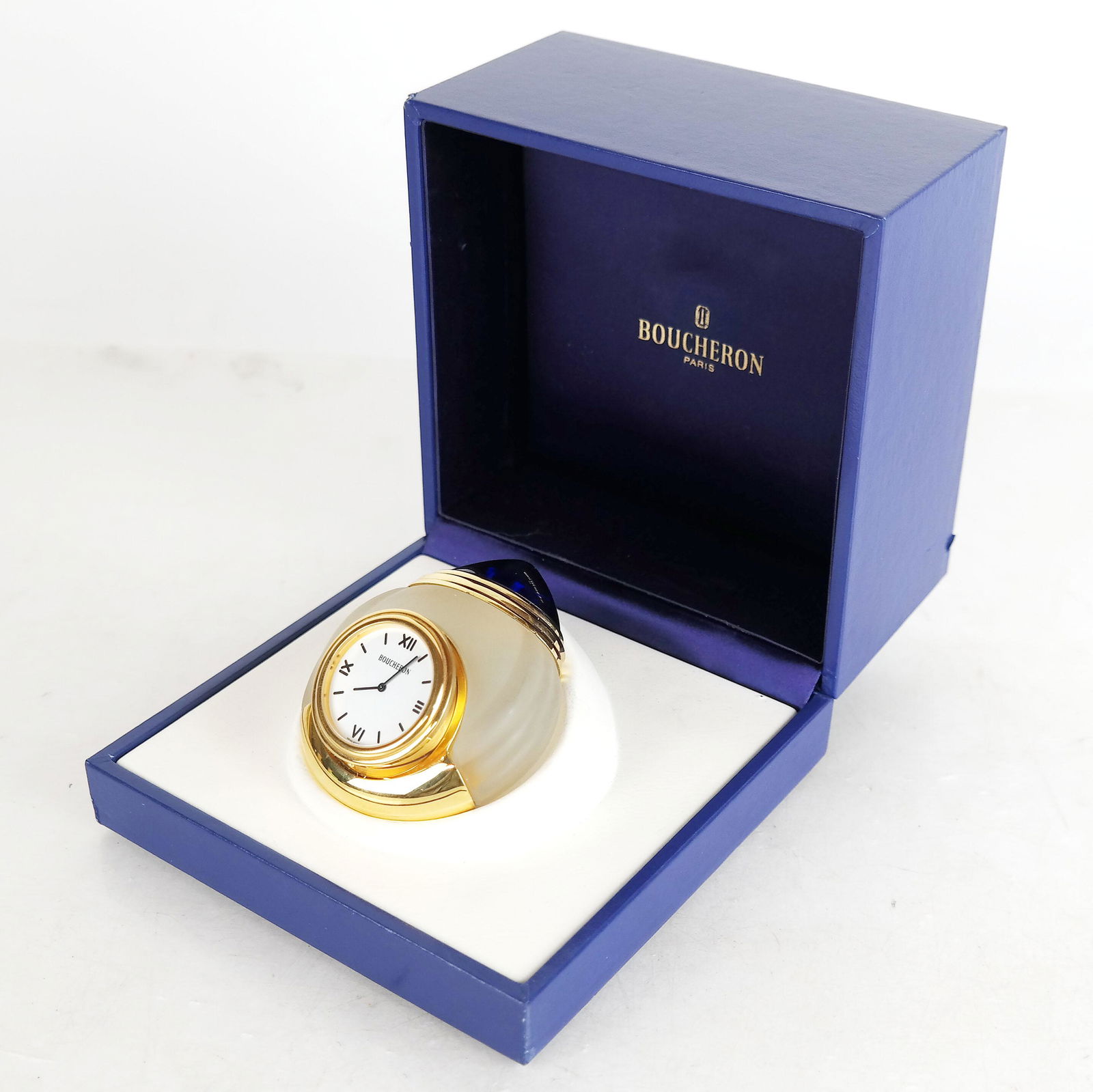 Boucheron Desk Clock In Presentation Box (1 of 10)
