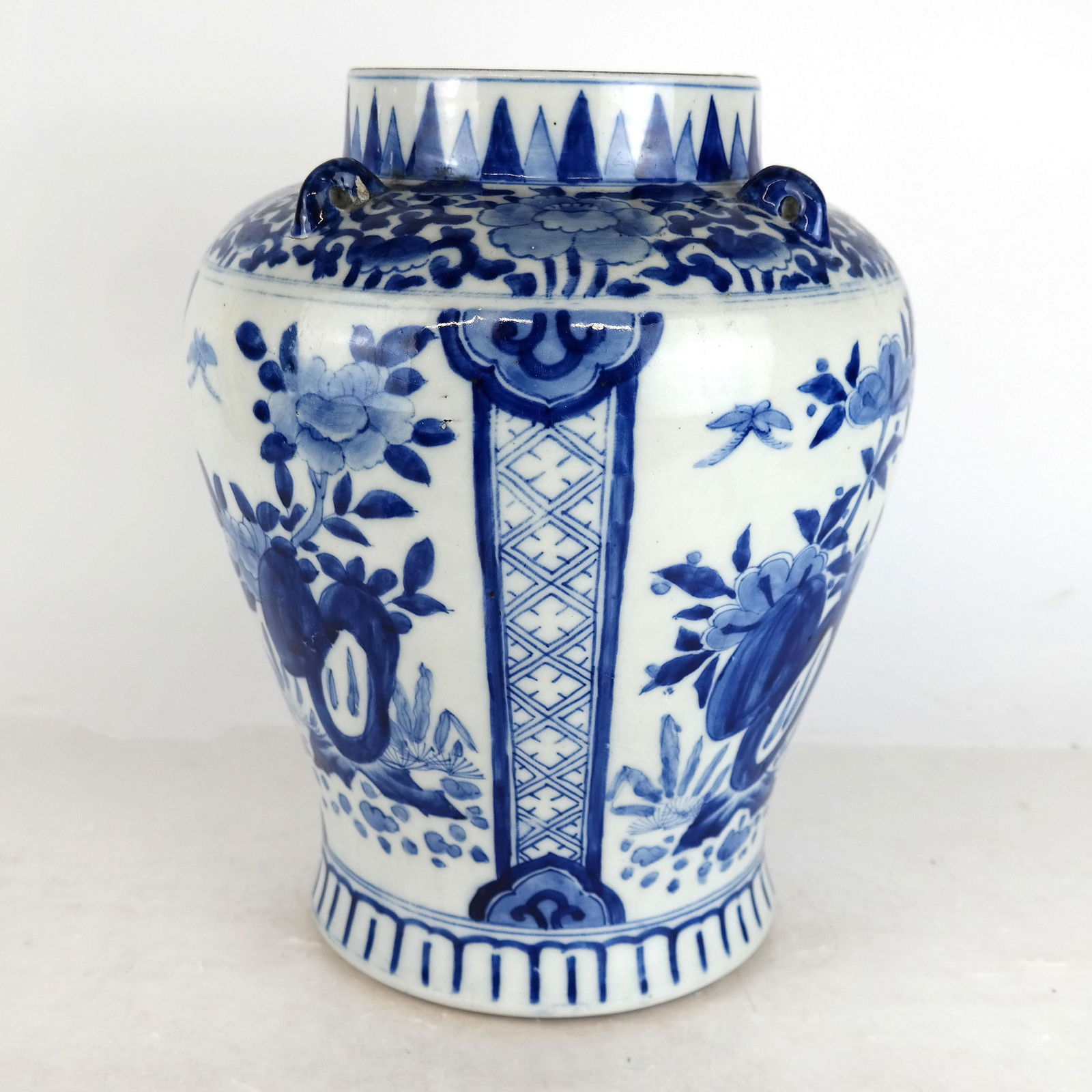 Chinese Blue & White Ceramic Vase (1 of 6)