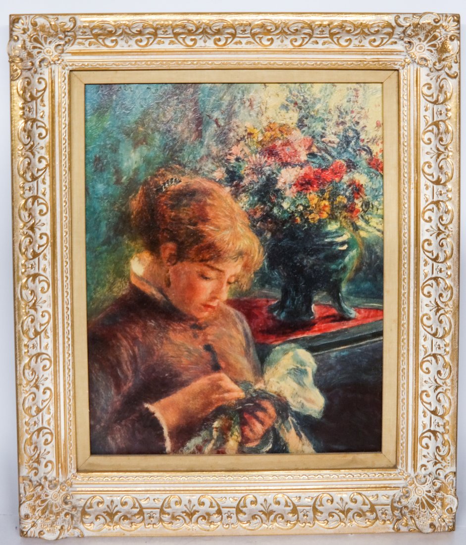 Auguste RENOIR: Lady Sewing - Giclee Print (1 of 7)