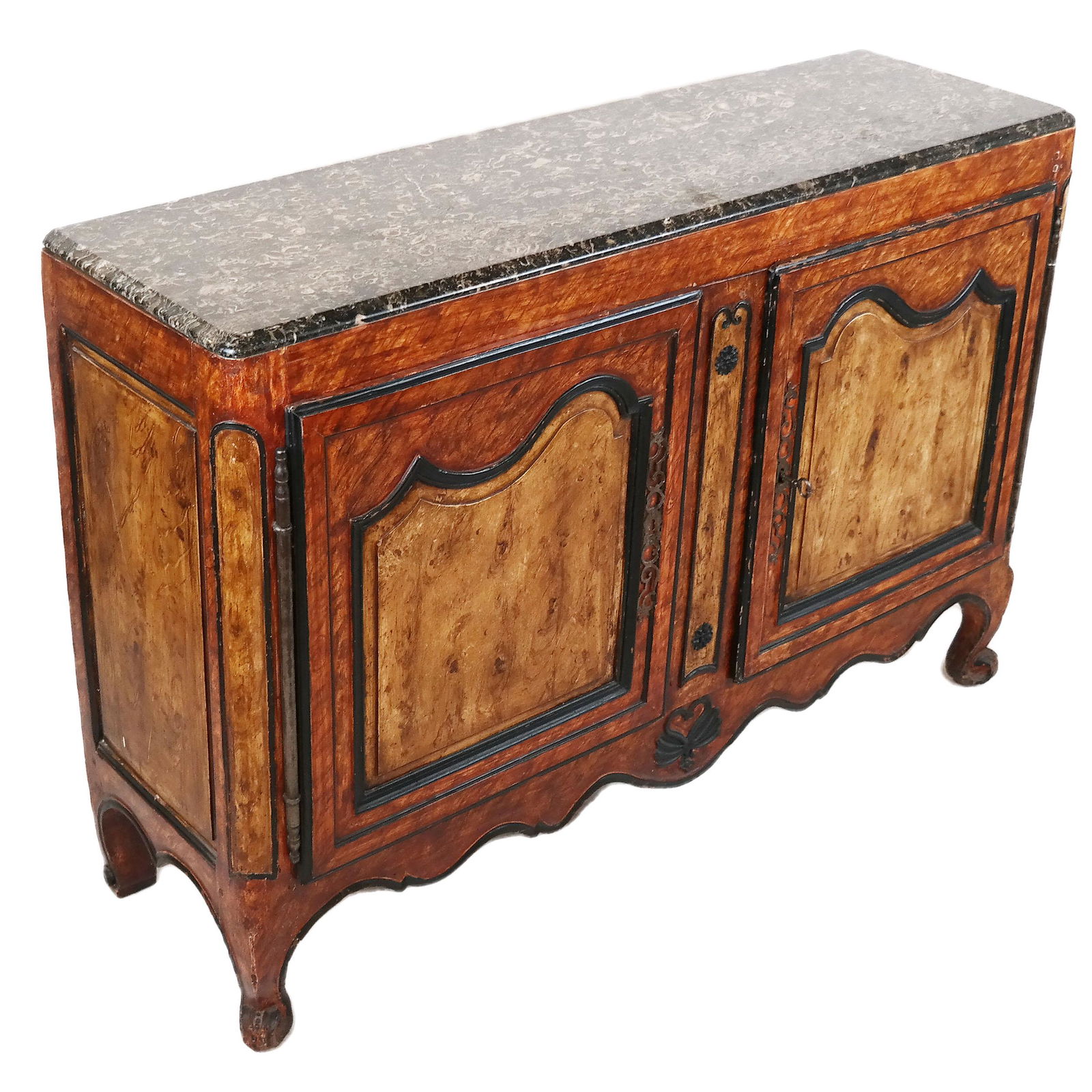 Late 18th C. Louis XV French Country Side Cabinet (1 of 9)