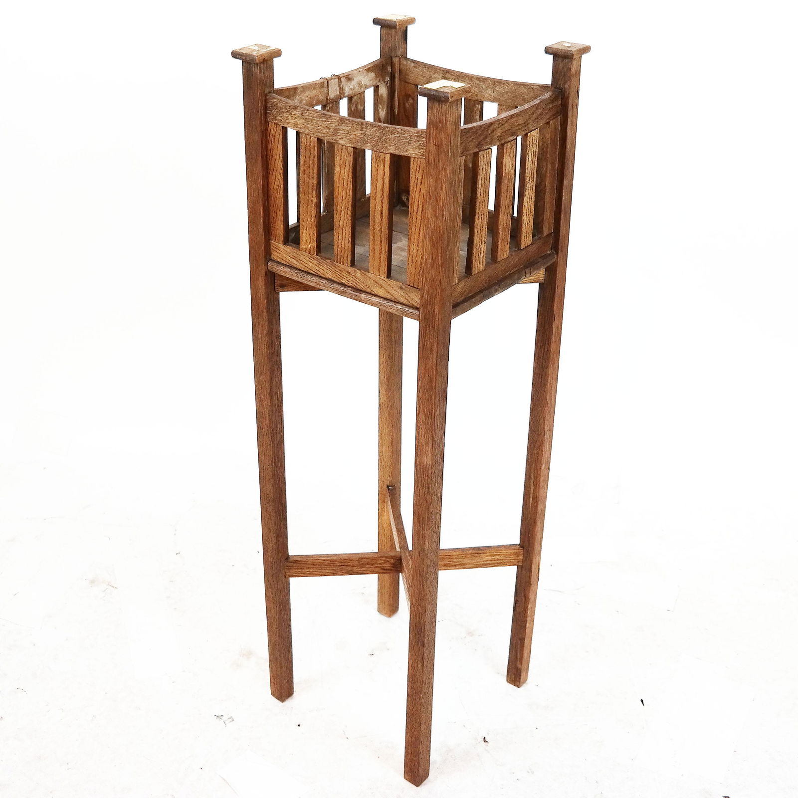 Mission Oak Plant / Fern Stand (1 of 6)