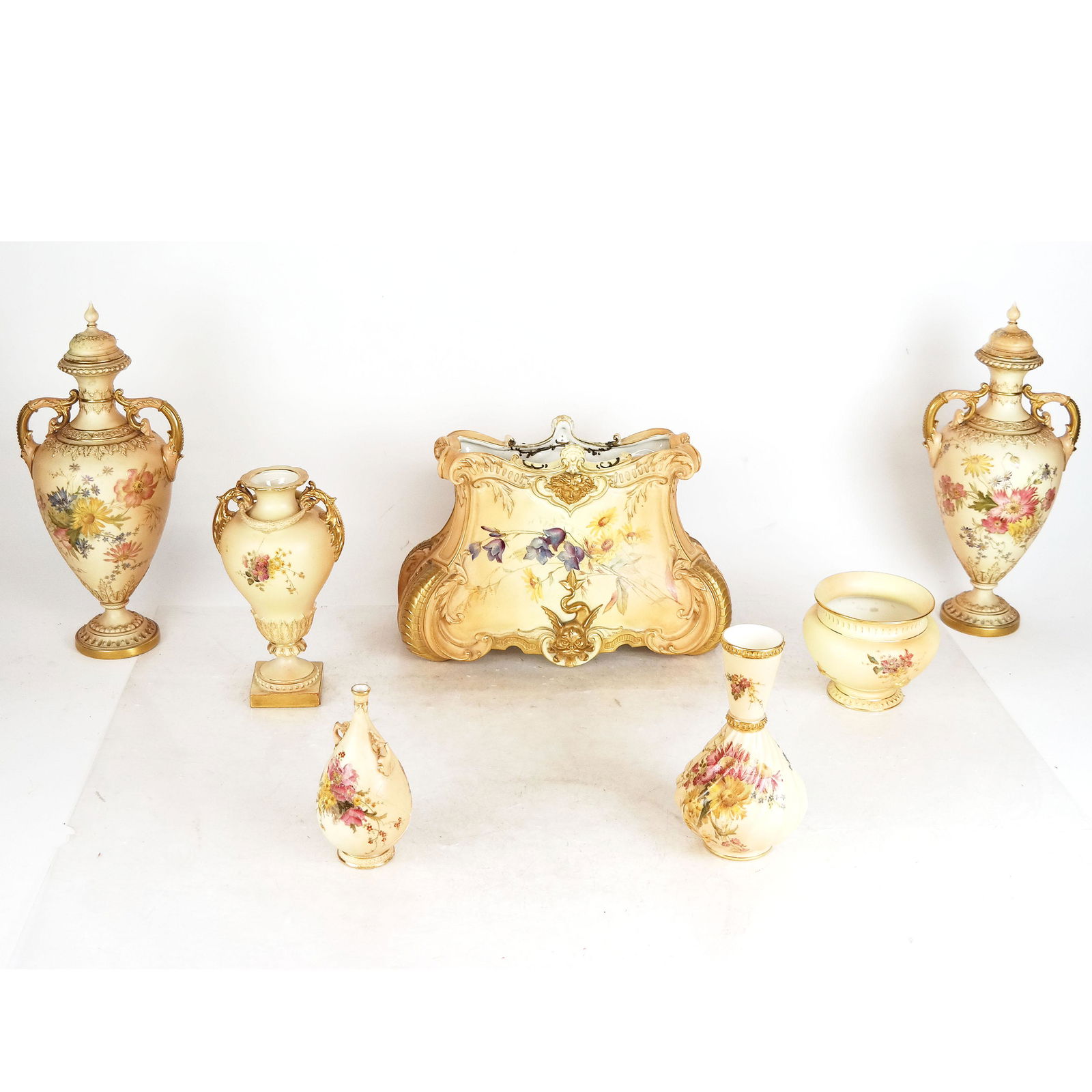 7 Royal Worcester Vasiform Articles (1 of 20)