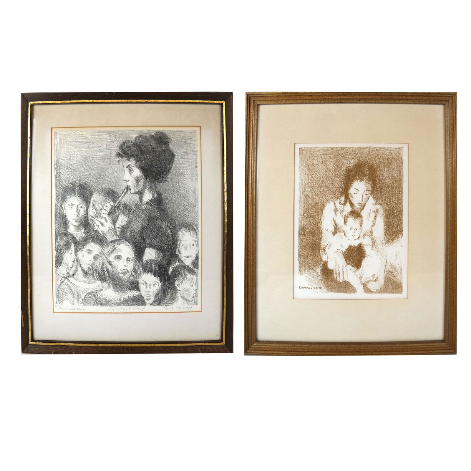 Rafael SOYER: Two Prints (1 of 15)