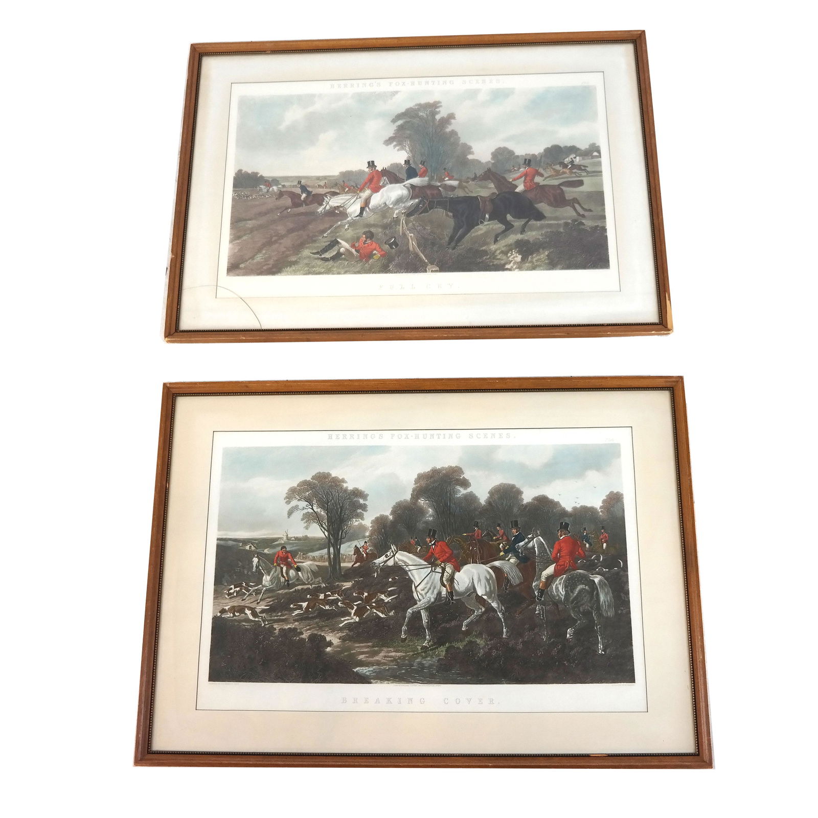 Pair of Fox Hunting Prints (1 of 12)