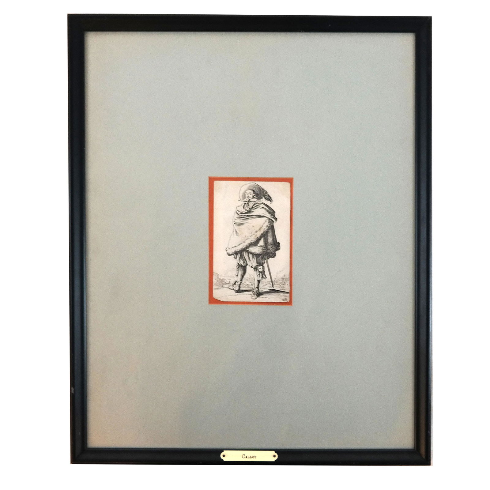 Jacques CALLOT: Swashbuckler - Engraving (1 of 5)