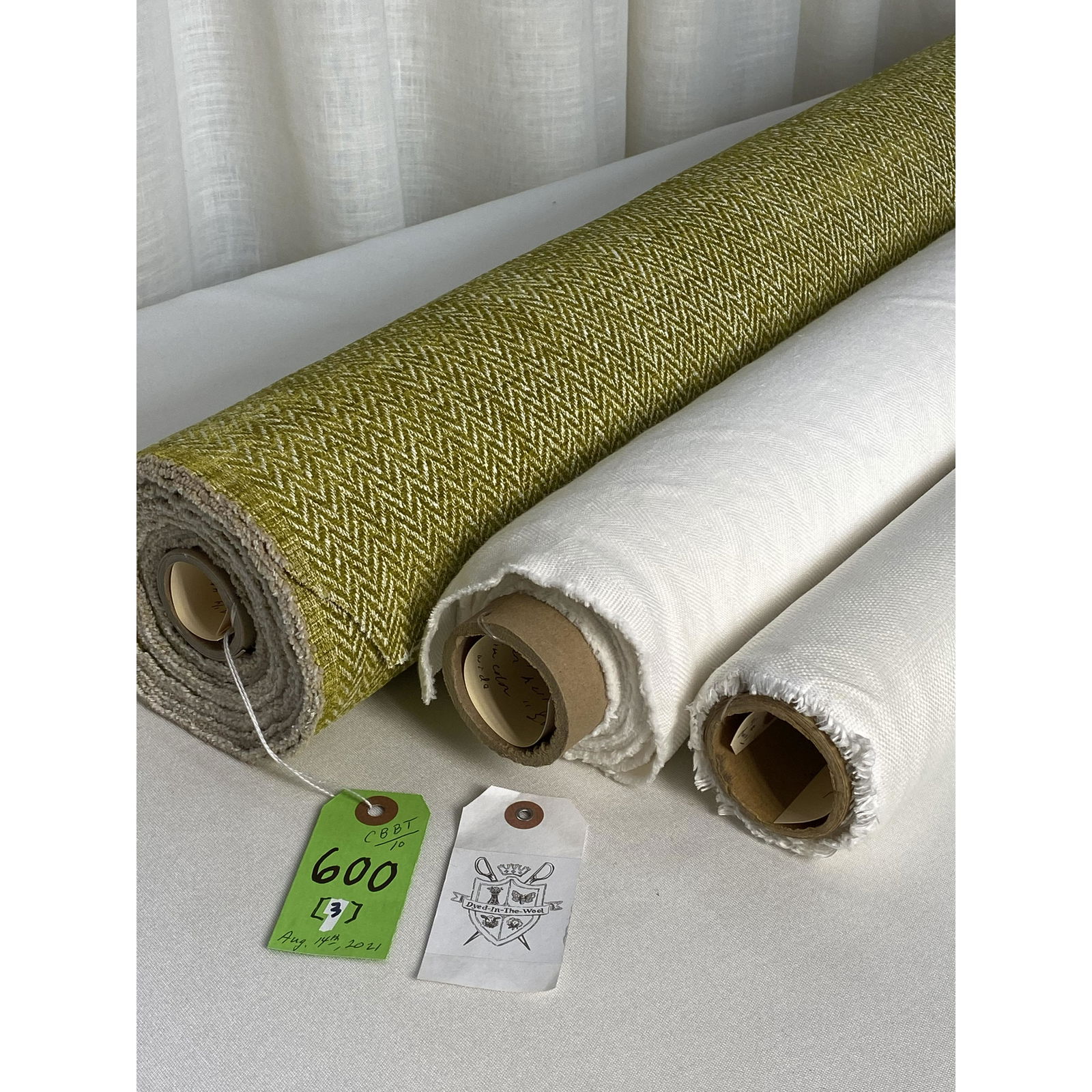 Brunschwig & Fils Chenille, and Two Other Fabrics (1 of 4)