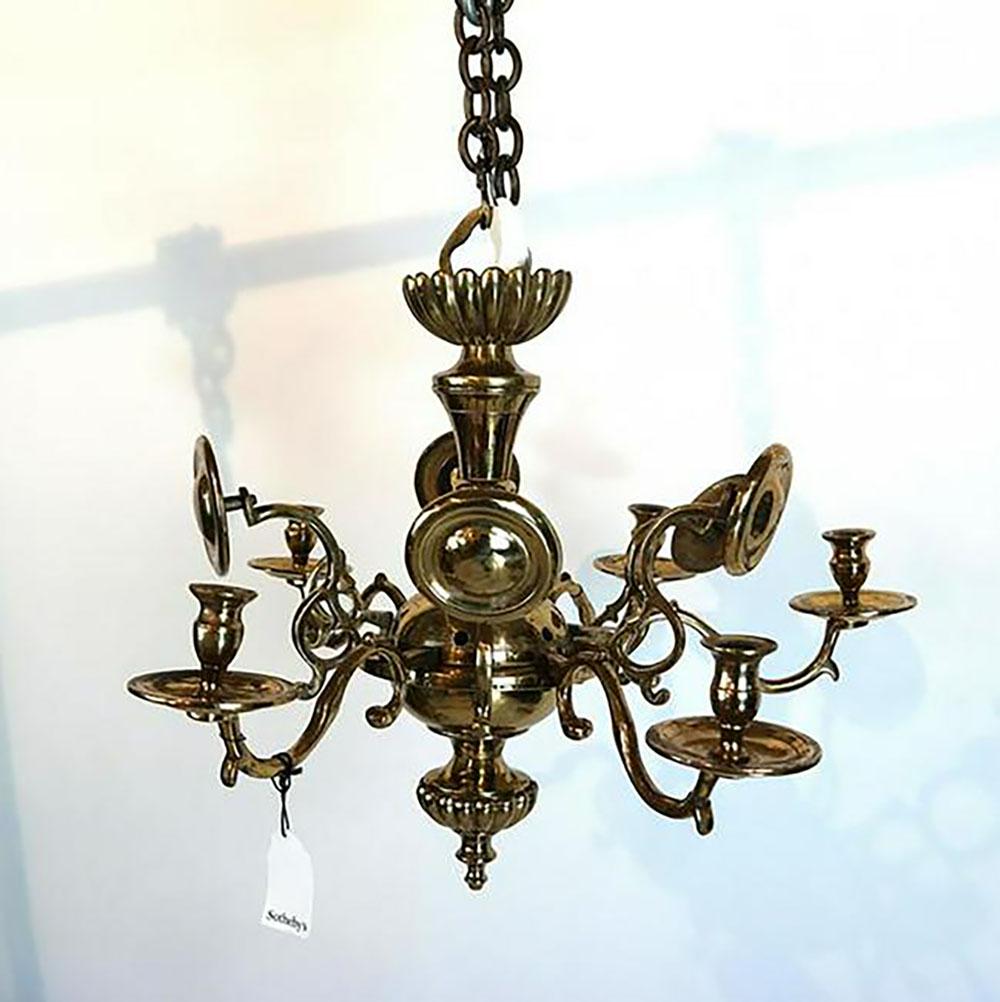 18th C. Dutch Brass Chandelier (1 of 6)