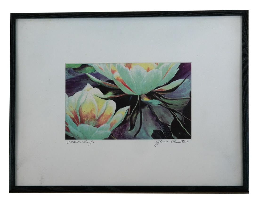 Gloria ROSENTHAL: Water Lilies - Lithograph (1 of 7)